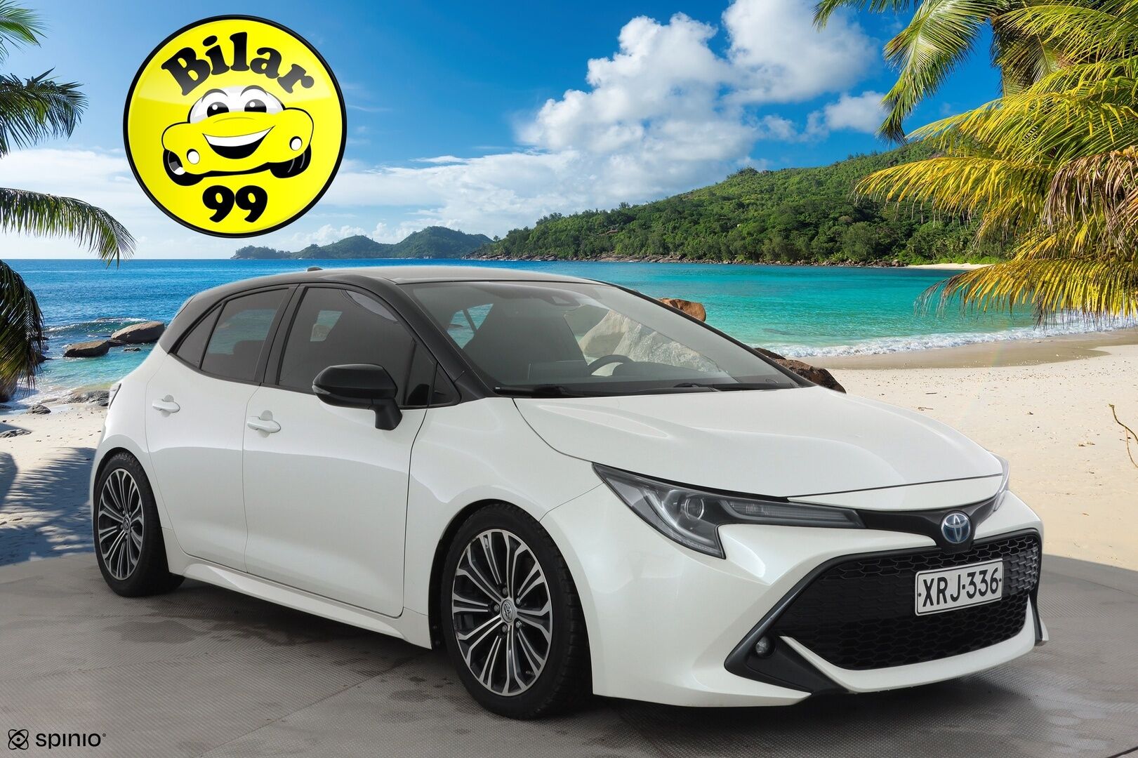 Toyota Corolla 2020 Hatchback 2,0 Hybrid Style Business * HUD / ACC / LED / P.Kamera / Kaistavahti / BC-Racing / Keyless * - Kahdet renkaat aluvanteilla