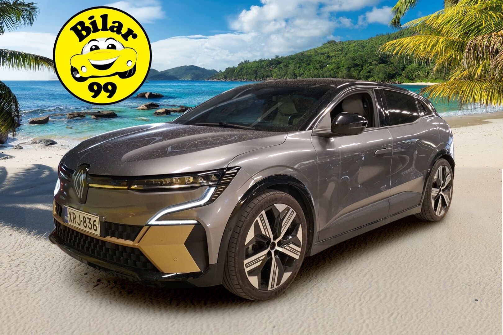 Renault Megane 2022 E-Tech electric 60kWh 220hv Iconic ** 360-Kamera / Hierovat nahat muistilla / Koukku /  ACC / Harman/kardon ** - ** Paras varustelutaso / Merkkihuollettu Suomi-auto / Tehdastakuu voimassa / 2x 20" Renaultin vanteet ja renkaat **