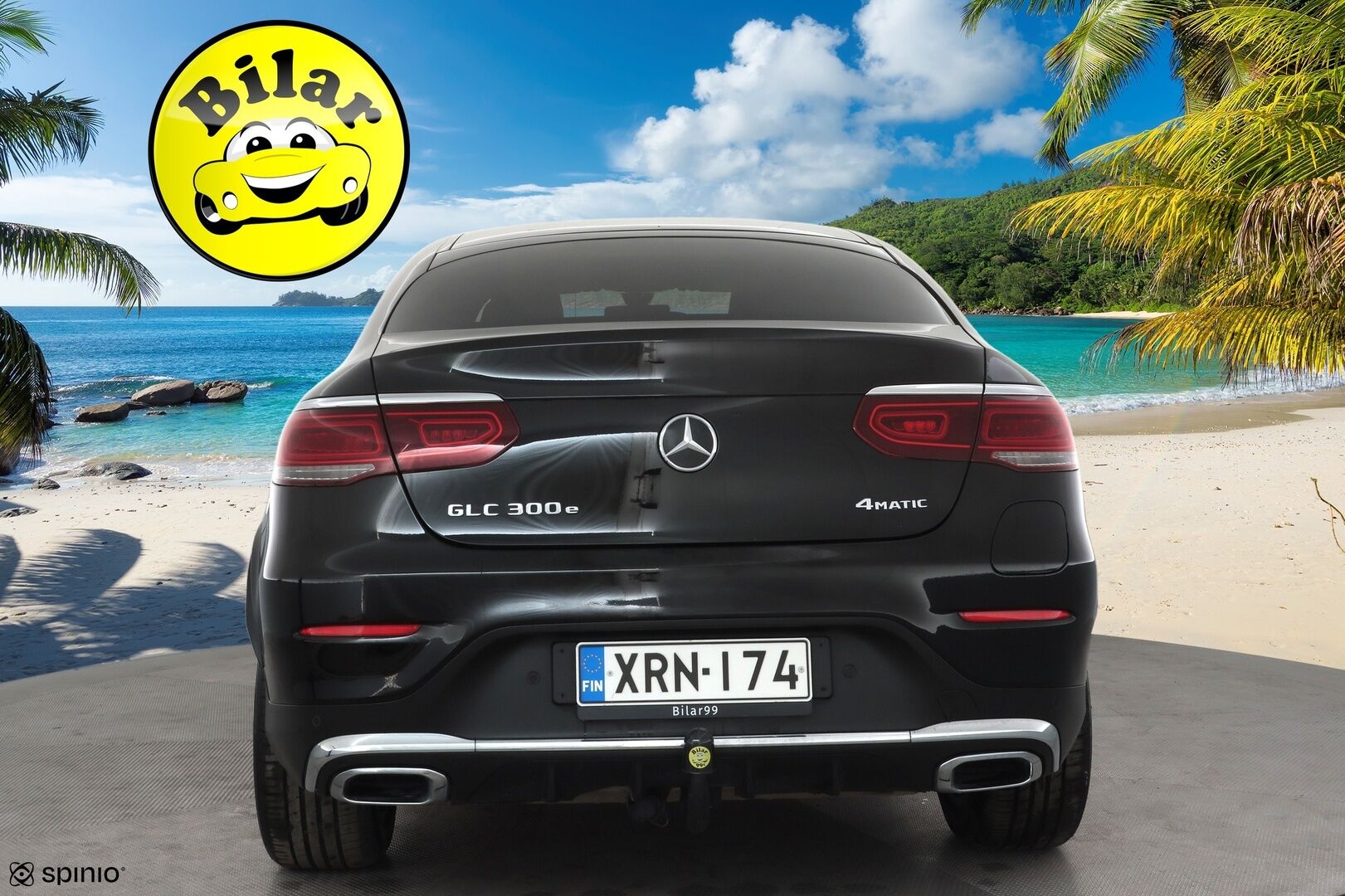 Mercedes-Benz GLC 2020 300 e 4MATIC A Business AMG Coupé EQ Power * AMG sisä ja ulko / P.kamera / Nahkasisusta / LED / Navi / Ambient * - Kahdet renkaat aluvantein / Koti ja asiointikaapelit