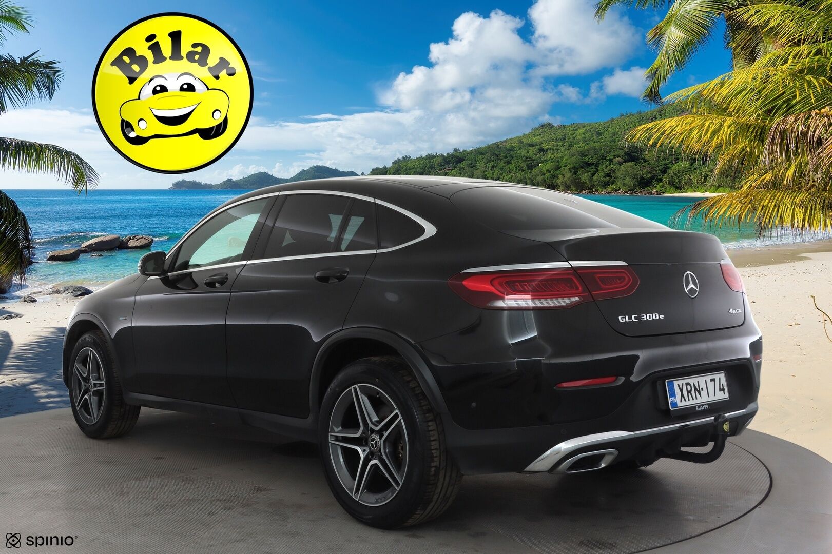 Mercedes-Benz GLC 2020 300 e 4MATIC A Business AMG Coupé EQ Power * AMG sisä ja ulko / P.kamera / Nahkasisusta / LED / Navi / Ambient * - Kahdet renkaat aluvantein / Koti ja asiointikaapelit
