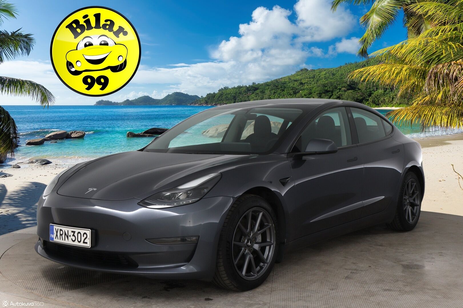 Tesla Model 3 2021 Long-Range Dual Motor AWD Refresh  / Lämpöpumppu / Matrix-LED / P-Kamera / Premium Audio / Autopilot / Musta Nahkasisusta - Lasikatto / Ratin lämmitys / Kahdet renkaat aluvanteilla