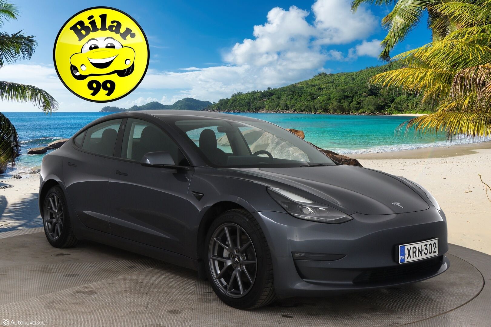 Tesla Model 3 2021 Long-Range Dual Motor AWD Refresh  / Lämpöpumppu / Matrix-LED / P-Kamera / Premium Audio / Autopilot / Musta Nahkasisusta - Lasikatto / Ratin lämmitys / Kahdet renkaat aluvanteilla