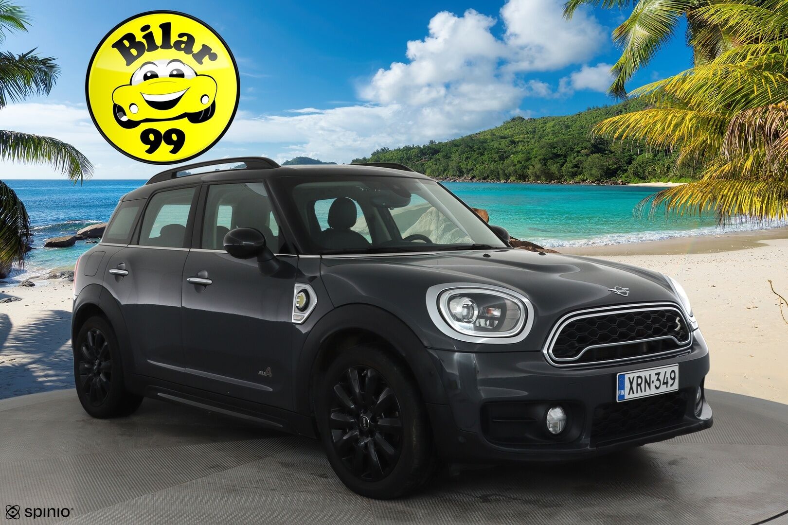 Mini Countryman 2019 Cooper SE ALL4 Maximise **Harman/Kardon / ACC / LED-valot / P.Kamera / Sporttipenkki Muistilla / Navi / Keyless** - 2x Latauskaapelit / Kahdet Renkaat