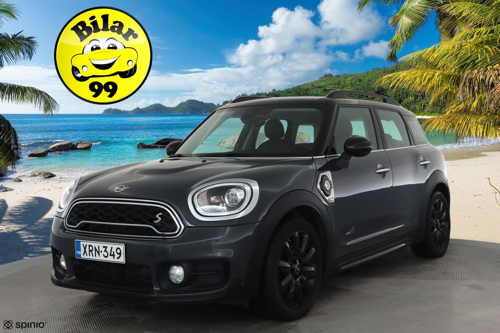Mini Countryman 2019 Cooper SE ALL4 Maximise **Harman/Kardon / ACC / LED-valot / P.Kamera / Sporttipenkki Muistilla / Navi / Keyless** - 2x Latauskaapelit / Kahdet Renkaat
