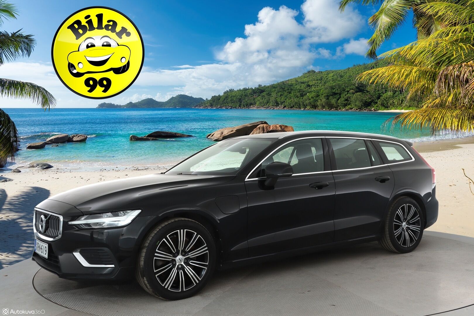 Volvo V60 2022 T6 AWD Long Range Inscription Expression Edition aut **1.Om Suomi-auto / Adapt.Vakkari / P. Kamera / LED-valot / Navi** - 3,99 % KORKOTARJOUS TÄHÄN AUTOON - Kaistavahti / KeylessGO / 2x Renkaat