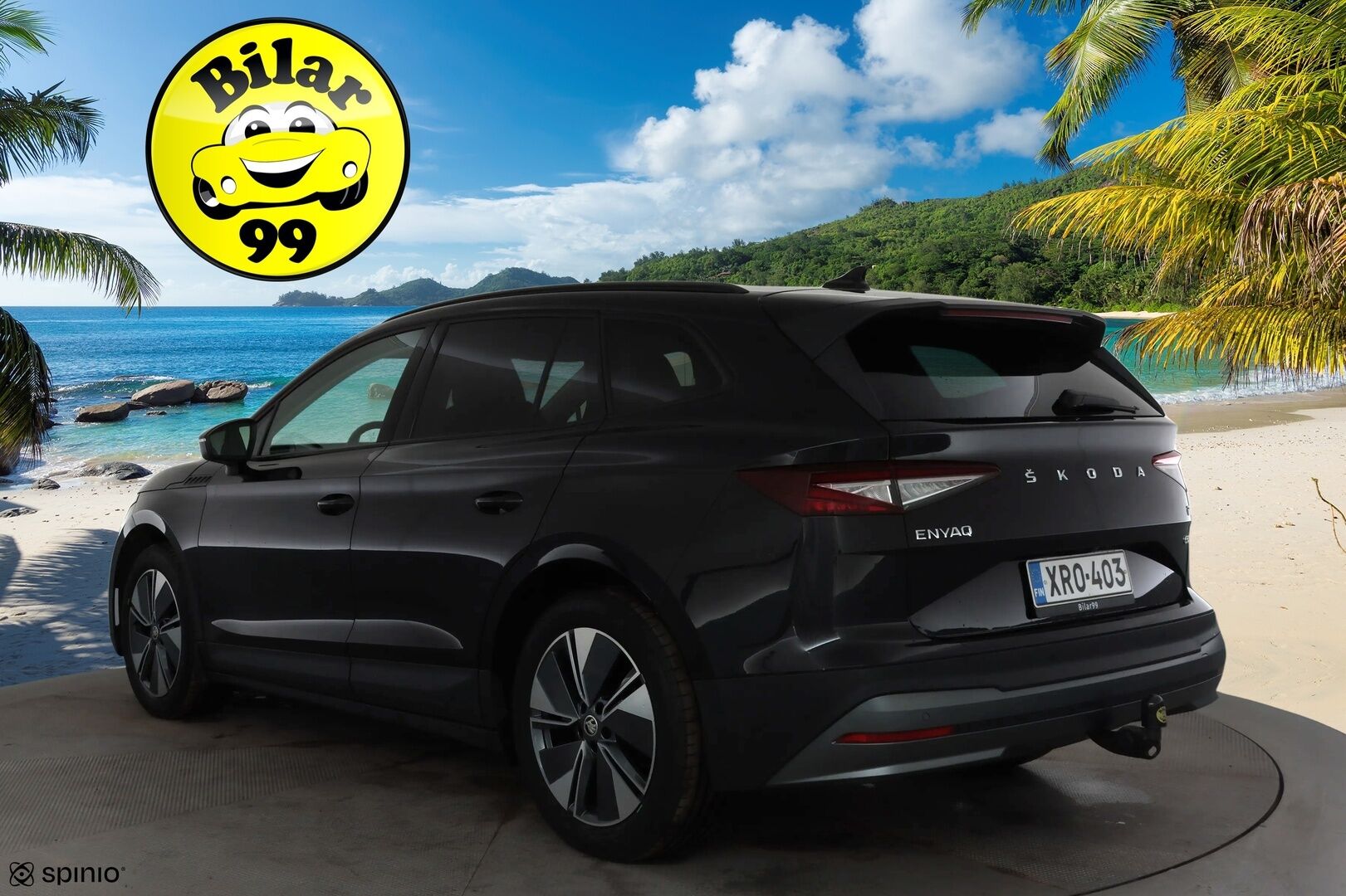 Skoda Enyaq 2023 60 iV * ACC / LED / Koukku / ILP / P.Kamera / Navi / Apple&Android / Keyless * - 1-om Suomi-auto / Kahdet renkaat aluvanteilla / Merkkihuollot - HULLUT AVAJAISHULINAT KORKOTARJOUS 3,29 %