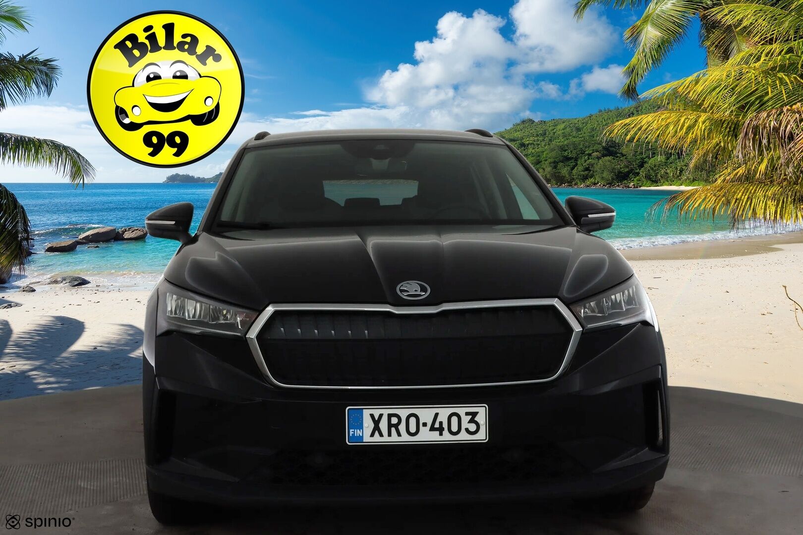 Skoda Enyaq 2023 60 iV * ACC / LED / Koukku / ILP / P.Kamera / Navi / Apple&Android / Keyless * - 1-om Suomi-auto / Kahdet renkaat aluvanteilla / Merkkihuollot