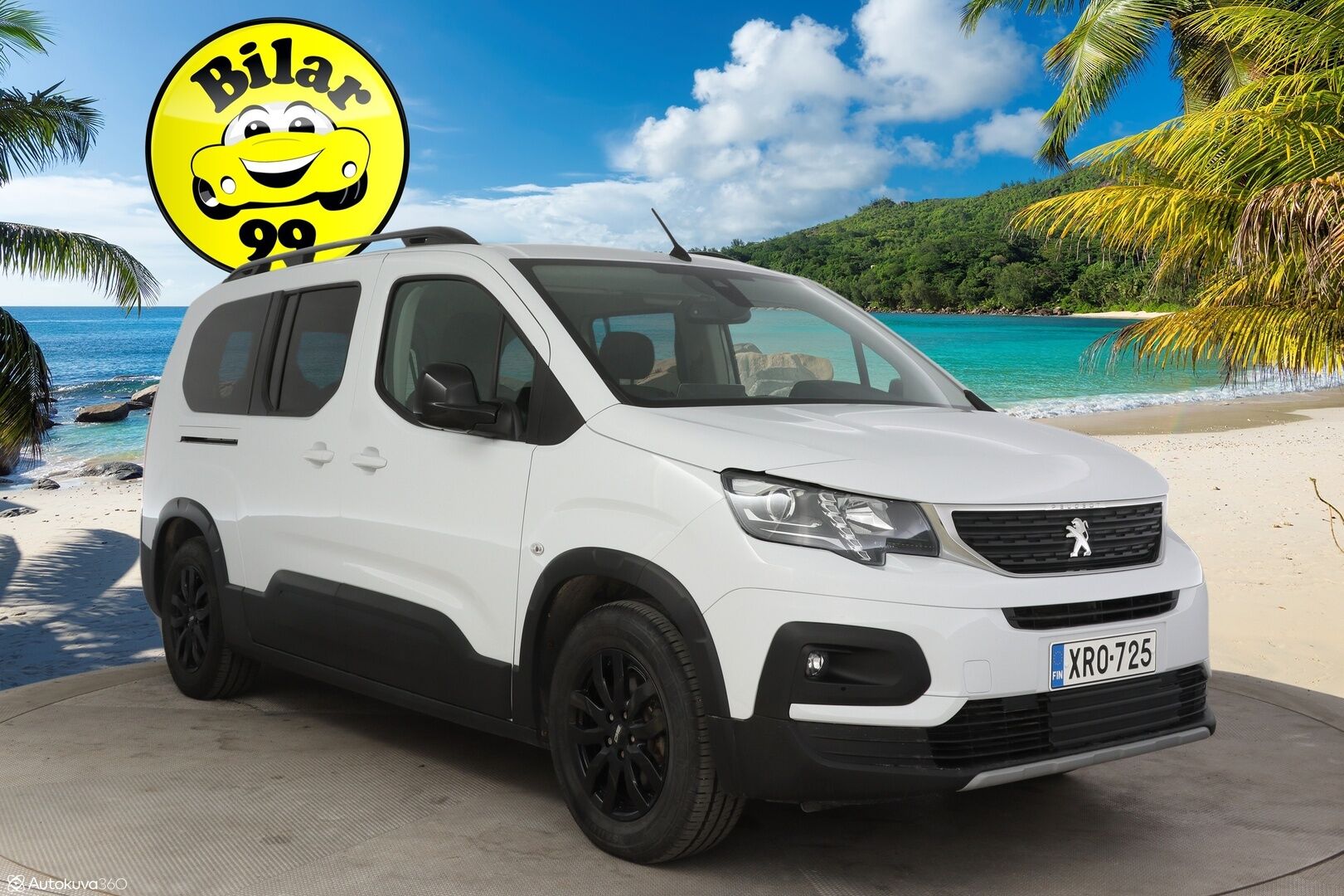 Peugeot e-Rifter 2023 Allure 50 kWh 136 Automaatti L2 * Digimittaristo / Peruutuskamera / Vakkari / Apple Carplay / Android Auto * - 3,99 % KORKOTARJOUS TÄHÄN AUTOON - 31.5. ASTI! - *1 om. Suomi-Auto / 7-paikkainen *