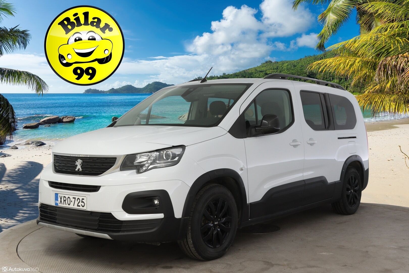 Peugeot e-Rifter 2023 Allure 50 kWh 136 Automaatti L2 * Digimittaristo / Peruutuskamera / Vakkari / Apple Carplay / Android Auto * - 3,99 % KORKOTARJOUS TÄHÄN AUTOON - 31.5. ASTI! - *1 om. Suomi-Auto / 7-paikkainen *
