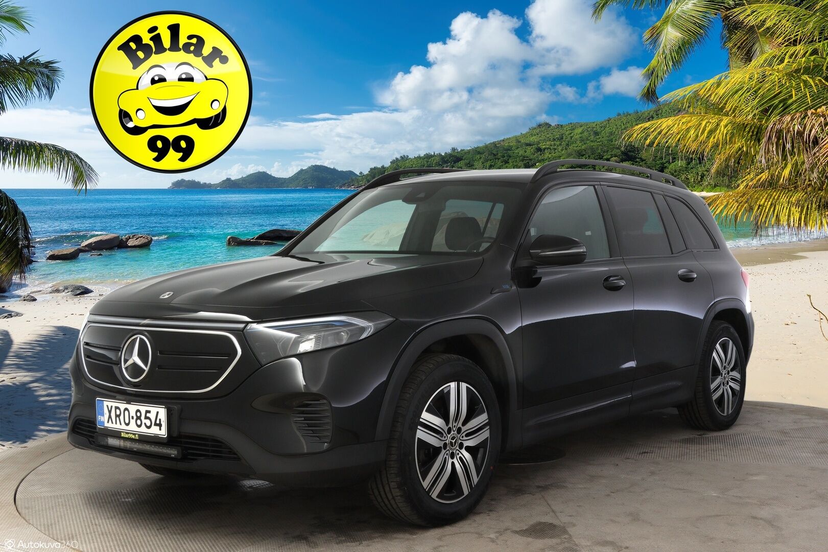 Mercedes-Benz EQB 2023 250 Business - 3,99 % KORKOTARJOUS TÄHÄN AUTOON - ** Nahkasisusta / Night Package / Kamera / Sähkökontti / LED / 2x renkaat&vanteet **
