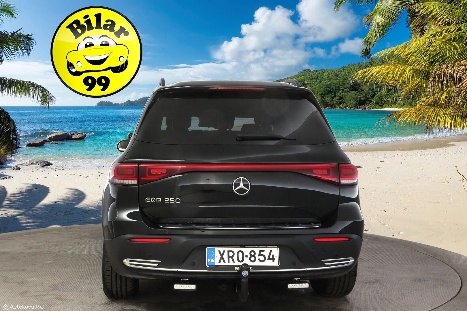 Mercedes-Benz EQB 2023 250 Business - 3,99 % KORKOTARJOUS TÄHÄN AUTOON - ** Nahkasisusta / Night Package / Kamera / Sähkökontti / LED / 2x renkaat&vanteet **