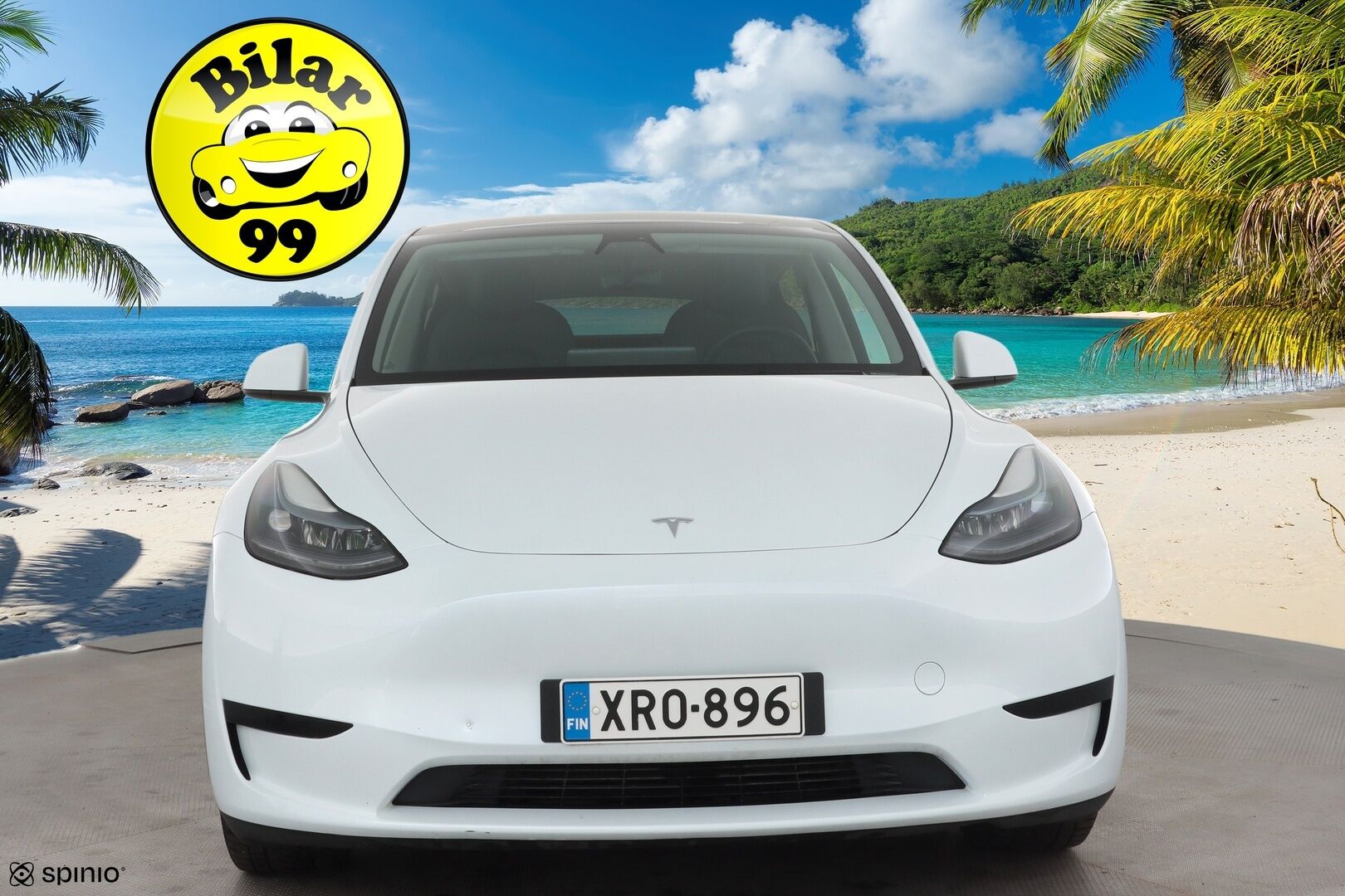 Tesla Model Y 2023 RWD * Koukku / ILP / ACC / Lasikatto / Premium Audio / P.Kamera / Matrix-LED / Muistipenkki / Kaistavahti * - 2x Latauskaapelit / Suomi-auto 