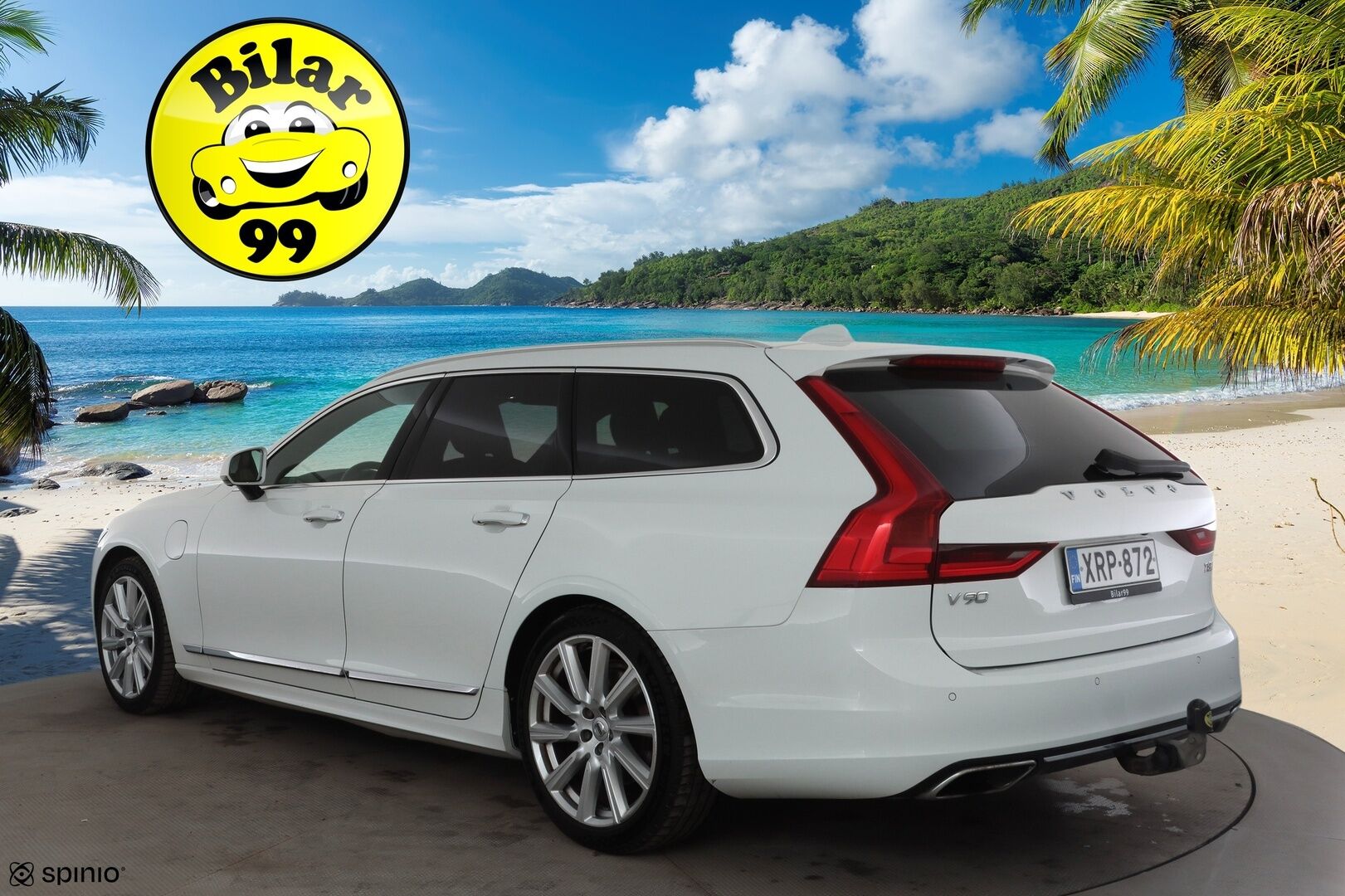 Volvo V90 2020 T8 TwE AWD Inscription aut *ACC / Pilot assist / Webasto / Koukku / Ruskeat Sporttinahat / Keyless / Muistipenkki* - Merkkihuollettu / Kahdet renkaat / Suomi-auto