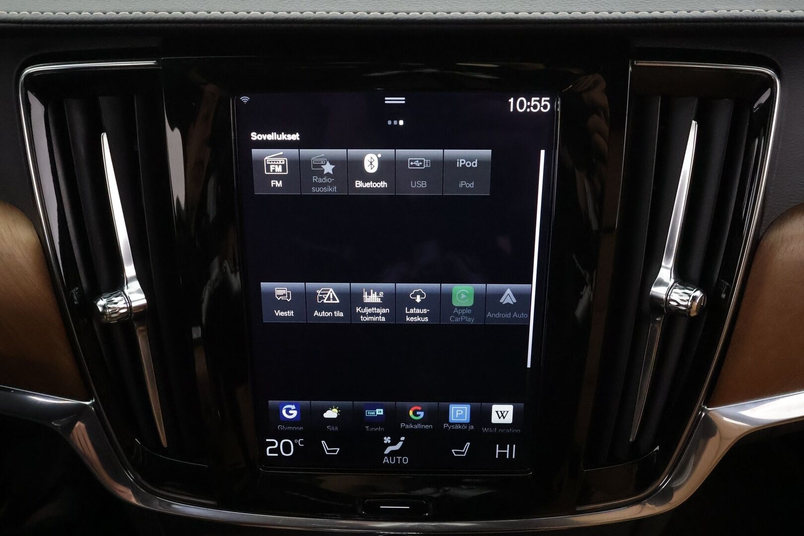 Volvo V90 2020 T8 TwE AWD Inscription aut * Pilot assist / Webasto / Koukku / Ruskeat Sporttinahat / Keyless / Muistipenkki * - Merkkihuollettu / Kahdet renkaat