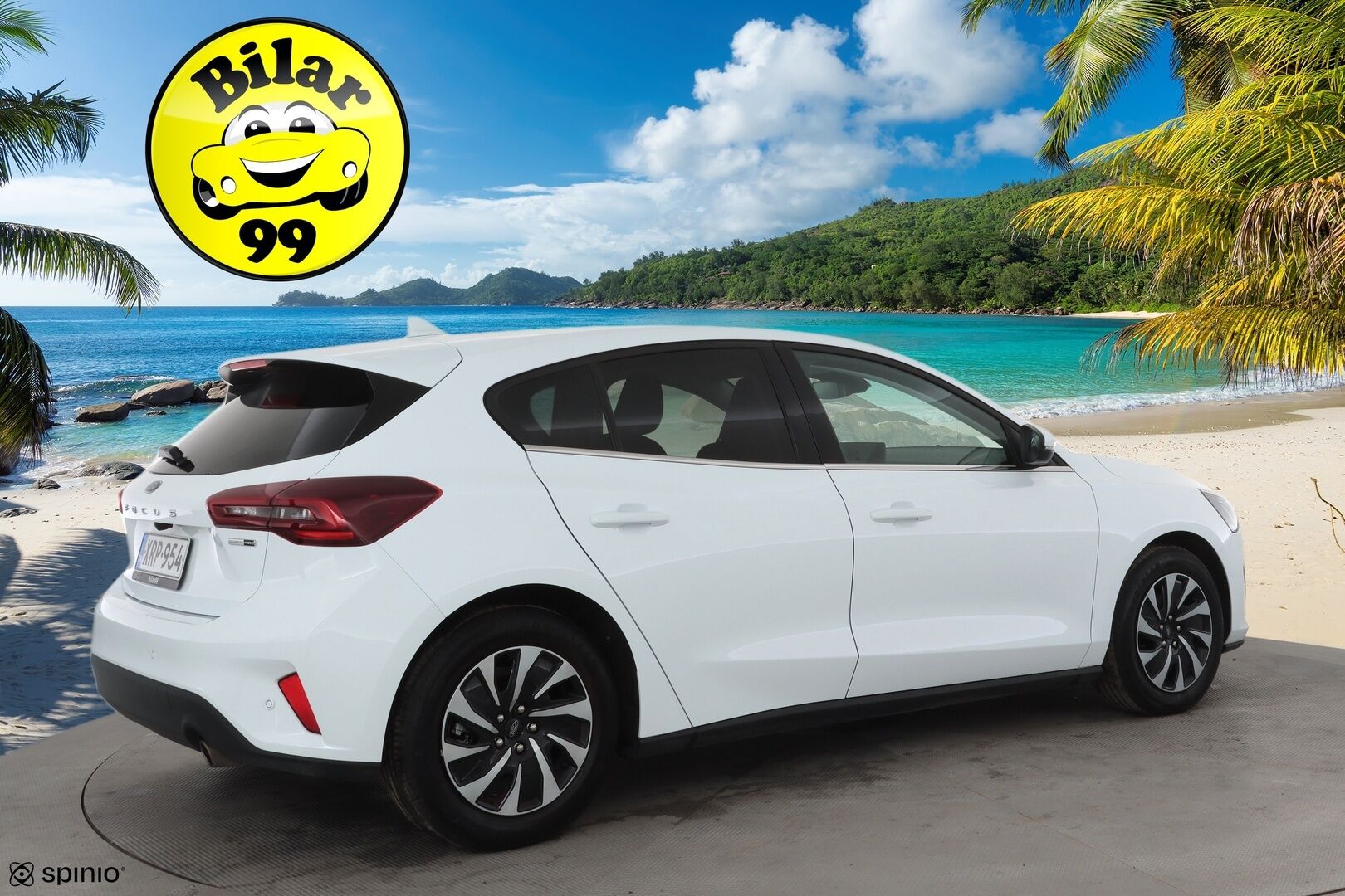 Ford Focus 2023 1.0 EcoBoost Hybrid Powershift 125hv (kevythybridi) A7 Titanium 5-ovinen * ACC / Lohko / Koukku / P.kamera / Keyless * - 1.Om Suomi-auto / Merkkihuollettu / Kahdet Renkaat - HULLUT AVAJAISHULINAT KORKOTARJOUS 3,29 %