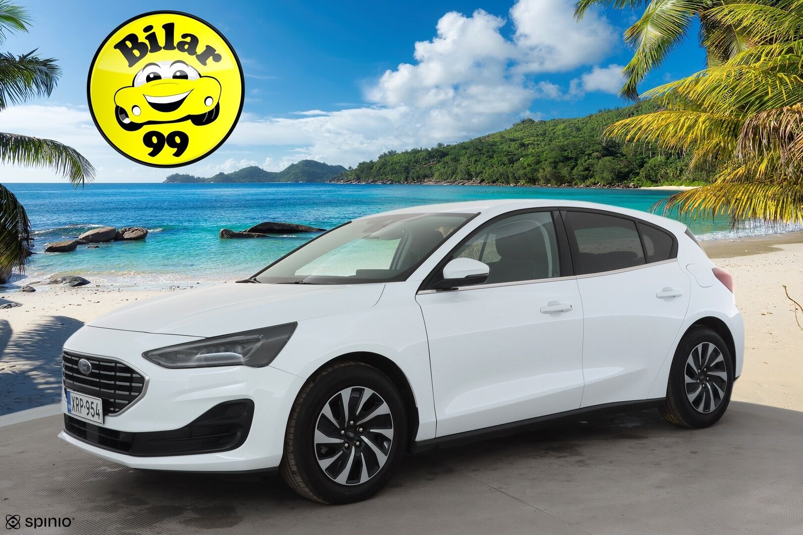 Ford Focus 2023 1.0 EcoBoost Hybrid Powershift 125hv (kevythybridi) A7 Titanium 5-ovinen * ACC / Lohko / Koukku / P.kamera / Keyless * - 1.Om Suomi-auto / Merkkihuollettu / Kahdet Renkaat - HULLUT AVAJAISHULINAT KORKOTARJOUS 3,29 %