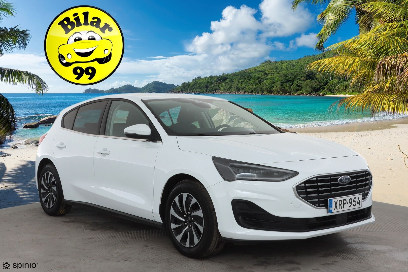 Ford Focus 2023 1.0 EcoBoost Hybrid Powershift 125hv (kevythybridi) A7 Titanium 5-ovinen * ACC / Lohko / Koukku / P.kamera / Keyless * - 1.Om Suomi-auto / Merkkihuollettu / Kahdet Renkaat - HULLUT AVAJAISHULINAT KORKOTARJOUS 3,29 %