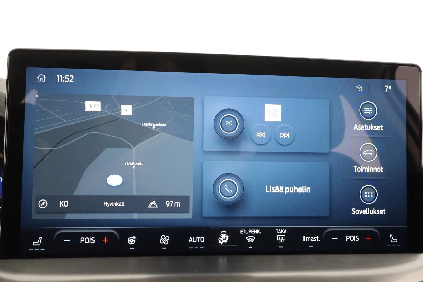 Ford Focus 2023 1.0 EcoBoost Hybrid Powershift 125hv (kevythybridi) A7 Titanium 5-ovinen * ACC / Lohko / Koukku / P.kamera / Keyless * - 1.Om Suomi-auto / Merkkihuollettu / Kahdet Renkaat - HULLUT AVAJAISHULINAT KORKOTARJOUS 3,29 %