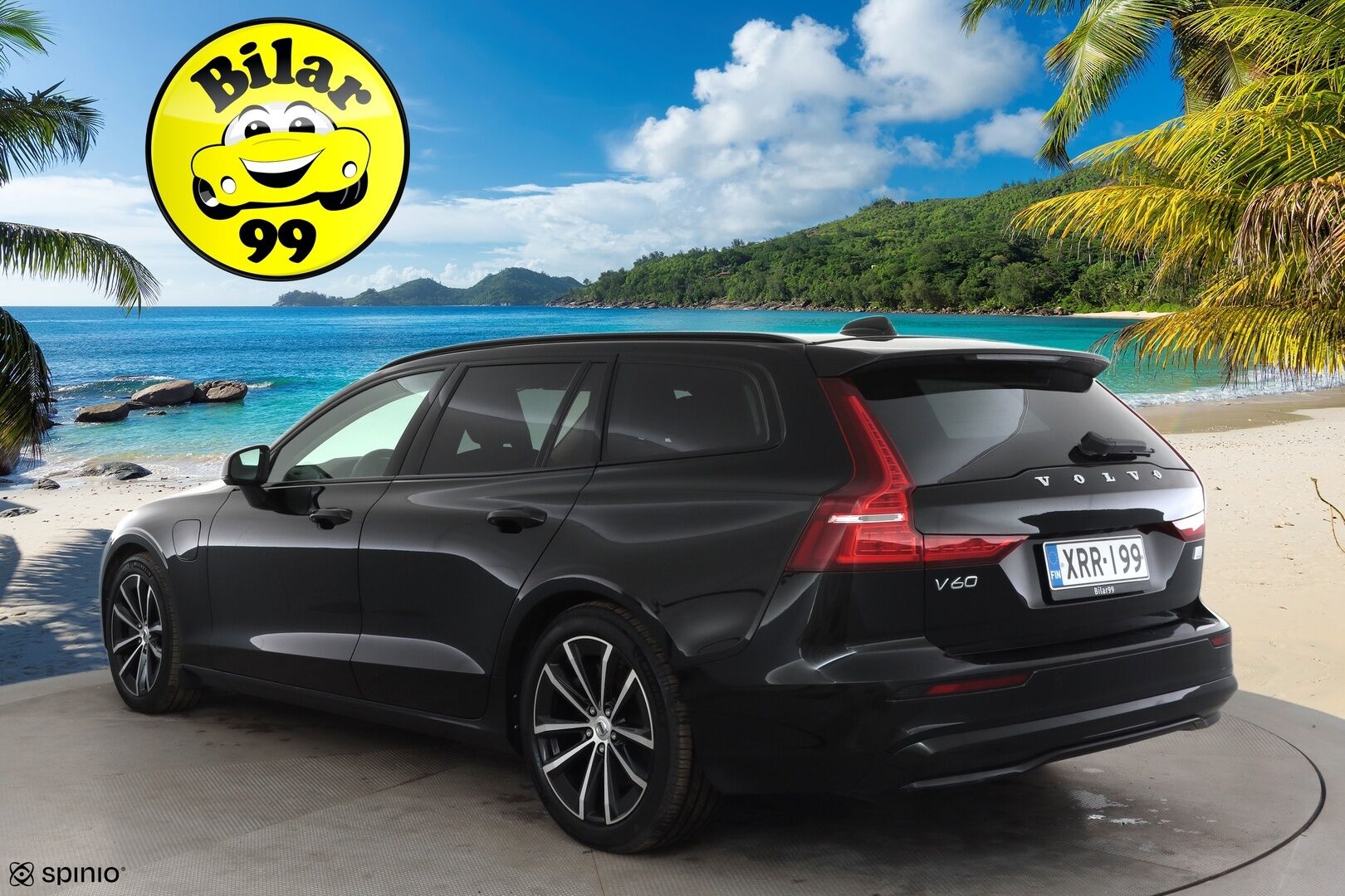 Volvo V60 2023 T6 AWD Long Range Plus Dark aut * ACC / Pilot Assist / Koukku / P.kamera / Muistipenkit / High performance äänentoisto * - 1.Om Suomi-auto / Akku kuntotarkastettu SoH 97,1% / Merkkihuollettu / Kahdet renkaat / Koti & Kauppalaturi 
