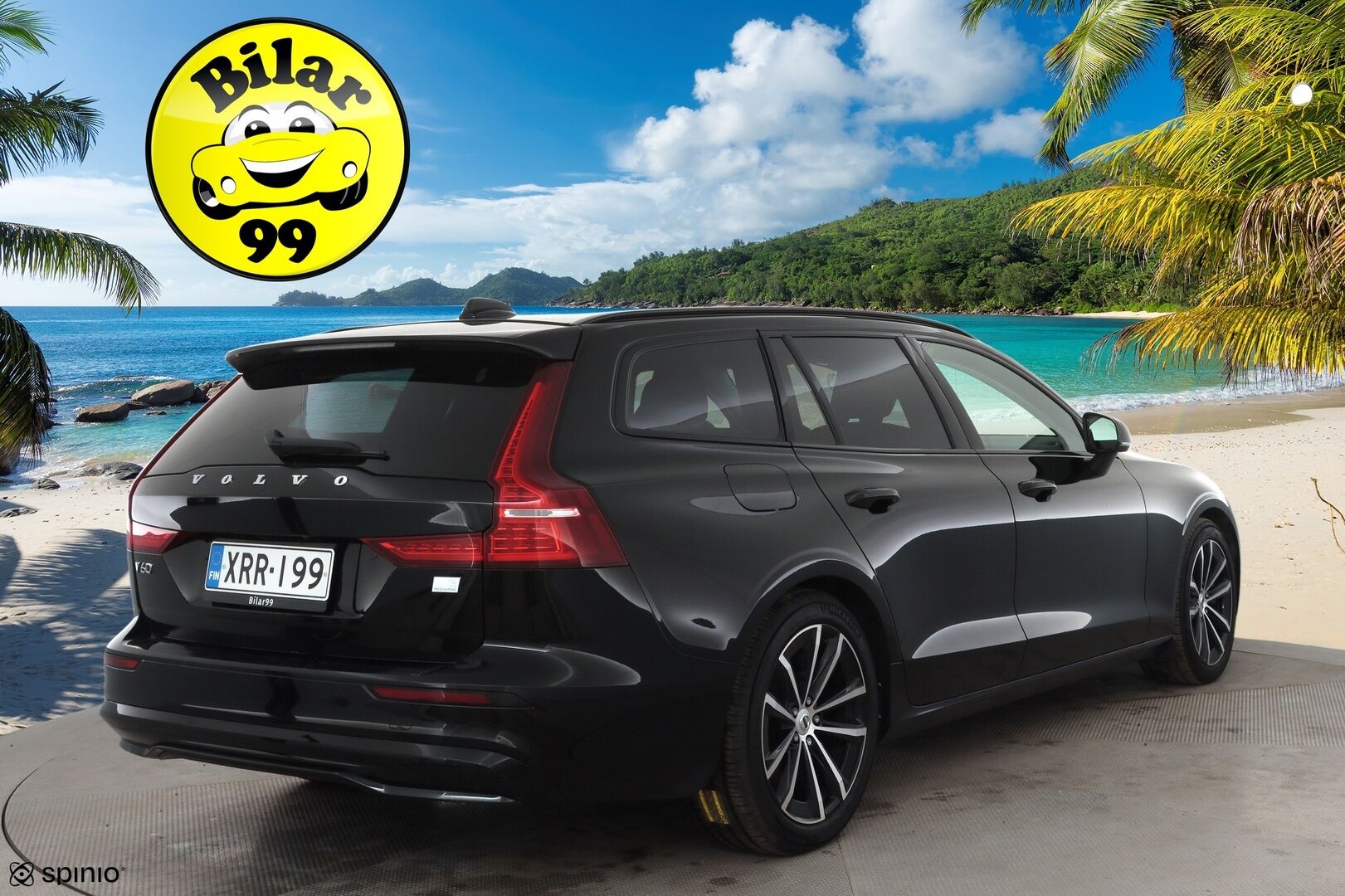 Volvo V60 2023 T6 AWD Long Range Plus Dark aut * ACC / Pilot Assist / Koukku / P.kamera / Muistipenkit / High performance äänentoisto * - 1.Om Suomi-auto / Akku kuntotarkastettu SoH 97,1% / Merkkihuollettu / Kahdet renkaat / Koti & Kauppalaturi 