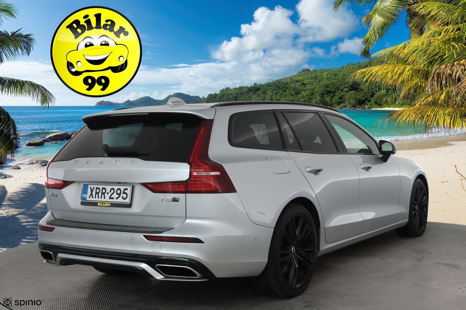 Volvo V60 2020 T8 TwE AWD R-Design aut **Adapt.vakkari / HUD / Panorama / H&K / Muistipenkit / Sporttinahat / Full LED / 360°** - Merkkihuollettu / Kahdet renkaat aluvanteilla / Penkinlämmittimet takana / Ratinlämmitin / Webasto / BLIS / Hyvät varusteet!