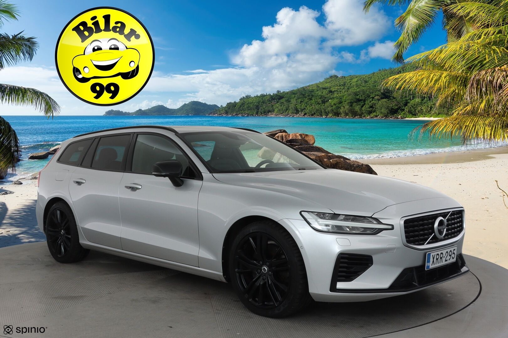 Volvo V60 2020 T8 TwE AWD R-Design aut **Adapt.vakkari / HUD / Panorama / H&K / Muistipenkit / Sporttinahat / Full LED / 360°** - Merkkihuollettu / Kahdet renkaat aluvanteilla / Penkinlämmittimet takana / Ratinlämmitin / Webasto / BLIS / Hyvät varusteet!