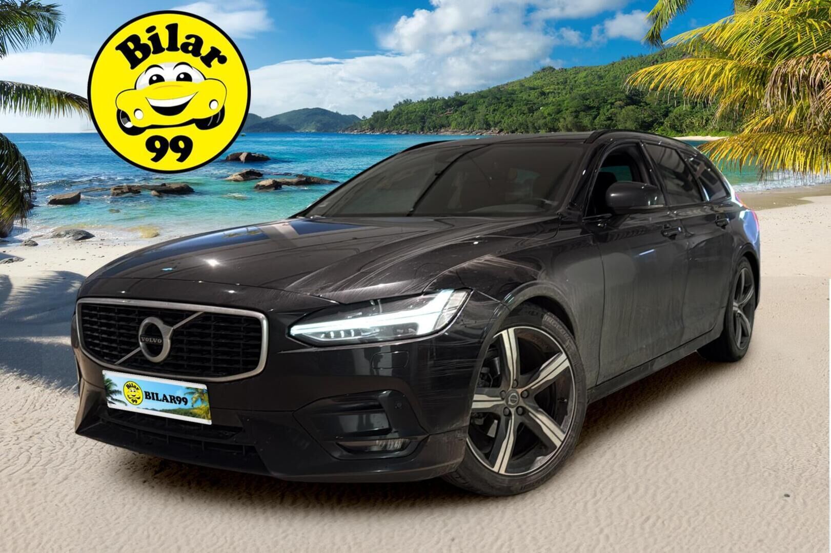 Volvo V90 2020 D3 R-Design aut *ACC / VOC / Webasto / Koukku / Muistipenkki* - Kahdet renkaat Volvon aluilla / Jakopää tehty / Särmät huollot! - Osta nyt, maksa vasta ensi vuonna