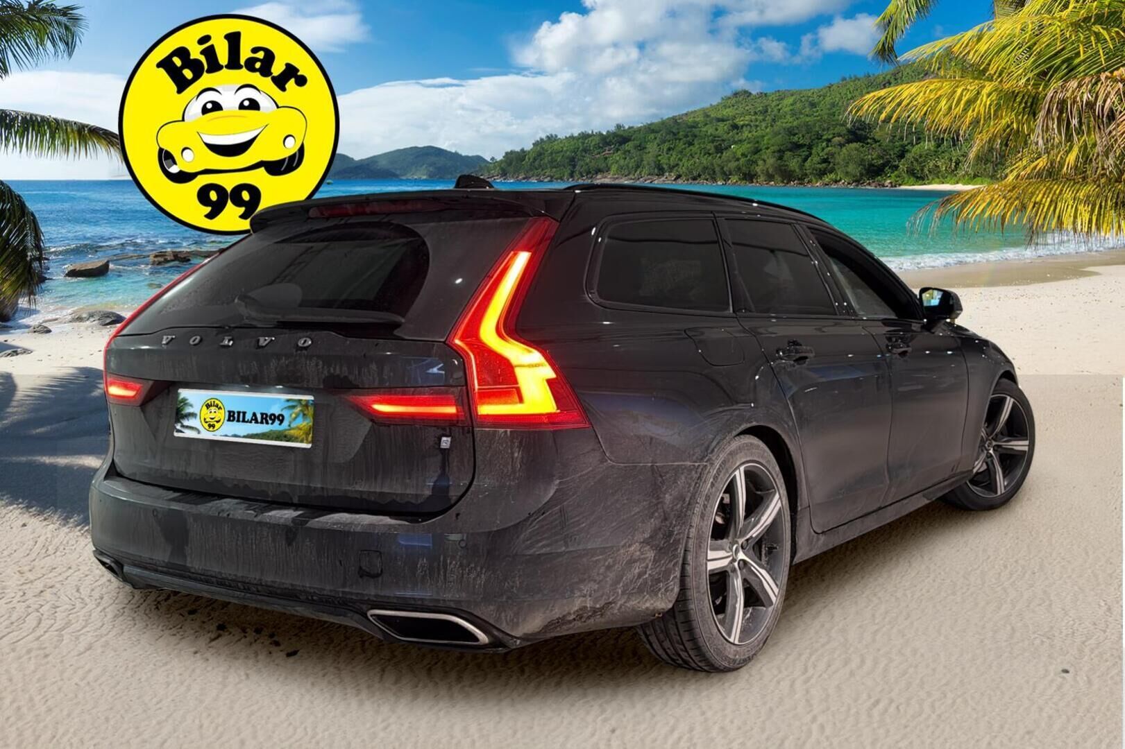 Volvo V90 2020 D3 R-Design aut *ACC / VOC / Webasto / Koukku / Muistipenkki* - Kahdet renkaat Volvon aluilla / Jakopää tehty / Särmät huollot! - Osta nyt, maksa vasta ensi vuonna