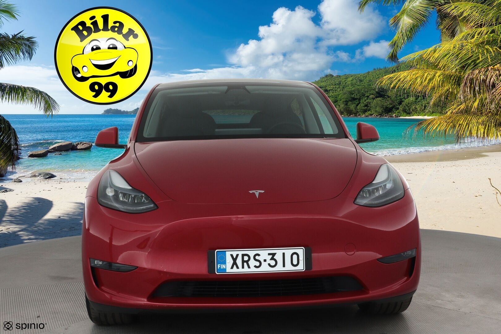 Tesla Model Y 2023 Long Range **Lämpöpumppu / Lasikatto / Matrix-LED / Adapt.Vakkari / P.Kamera / Muistipenkki / Navi / Keyless** - 3,99 % KORKOTARJOUS TÄHÄN AUTOON - 1-om Suomi-auto / 2x Latauskaapelit / Kahdet Renkaat