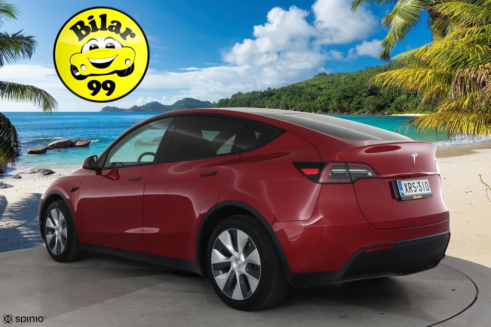 Tesla Model Y 2023 Long Range **Lämpöpumppu / Lasikatto / Matrix-LED / Adapt.Vakkari / P.Kamera / Muistipenkki / Navi / Keyless** - 3,99 % KORKOTARJOUS TÄHÄN AUTOON - 1-om Suomi-auto / 2x Latauskaapelit / Kahdet Renkaat
