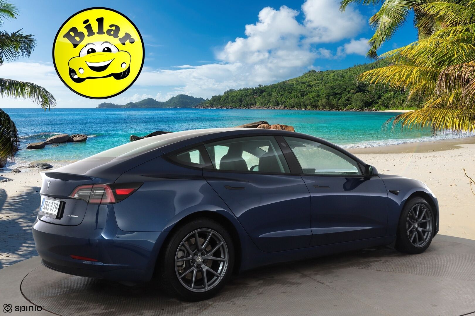 Tesla Model 3 2023 Long Range - | FSD | Acceleration Boost | 1-om suomiauto | ACC | ILP | Matrix | Premium Audio | Ryzen | Lasikatto | Sähkönahat | Muistipenkki | 2x renkaat aluin | 