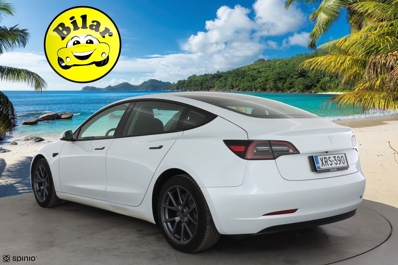 Tesla Model 3 2023 Long Range * ILP / ACC / Lasikatto / Matrix-LED / P.Kamera / Muistipenkki / Premium Audio / Navi / Keyless * - 1-om Suomi-auto / Kahdet renkaat aluvanteilla