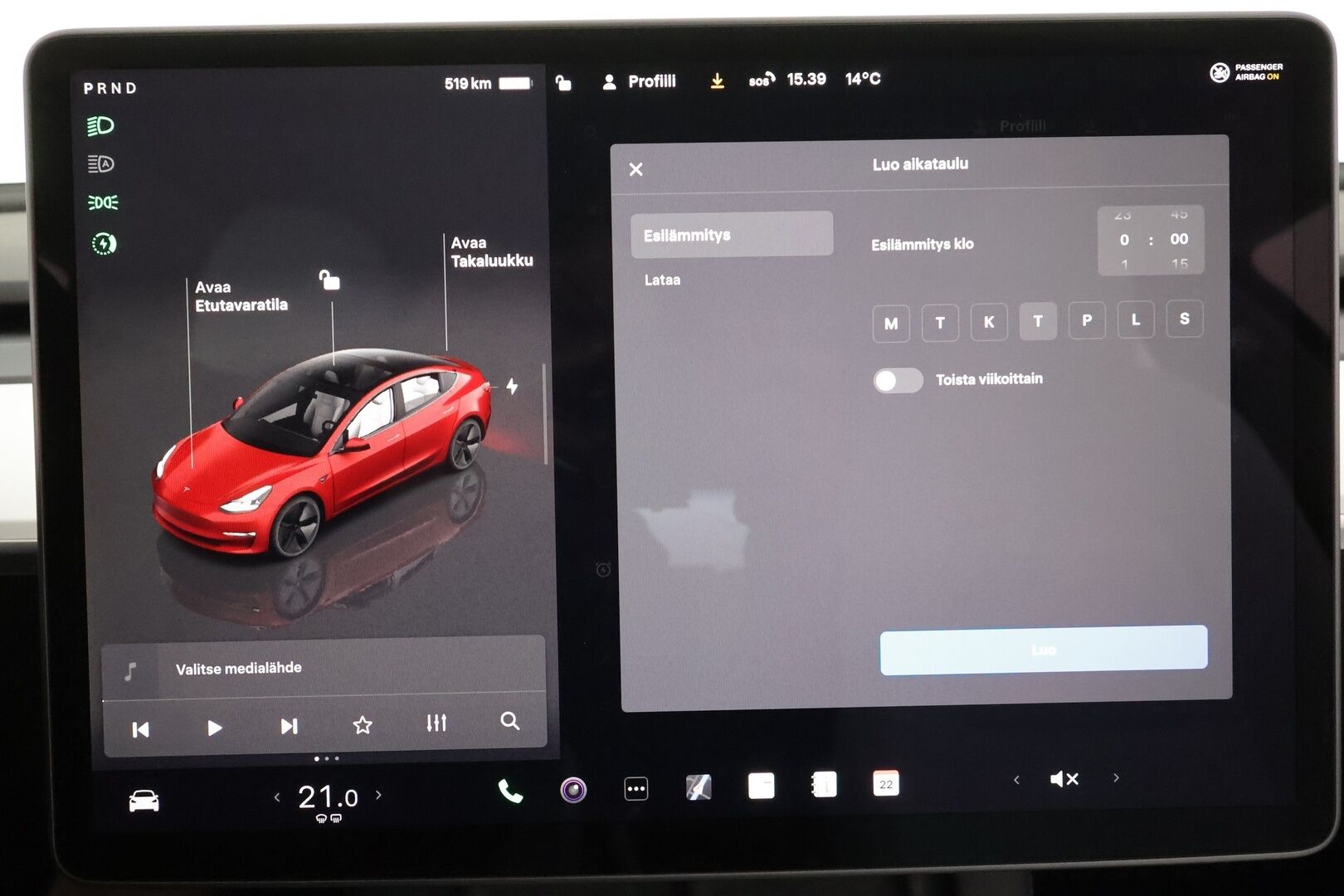 Tesla Model 3 2023 Long Range * ILP / ACC / Lasikatto / Matrix-LED / P.Kamera / Muistipenkki / Premium Audio / Navi / Keyless * - 1-om Suomi-auto / Kahdet renkaat aluvanteilla - HULLUT AVAJAISHULINAT KORKOTARJOUS 3,29 %
