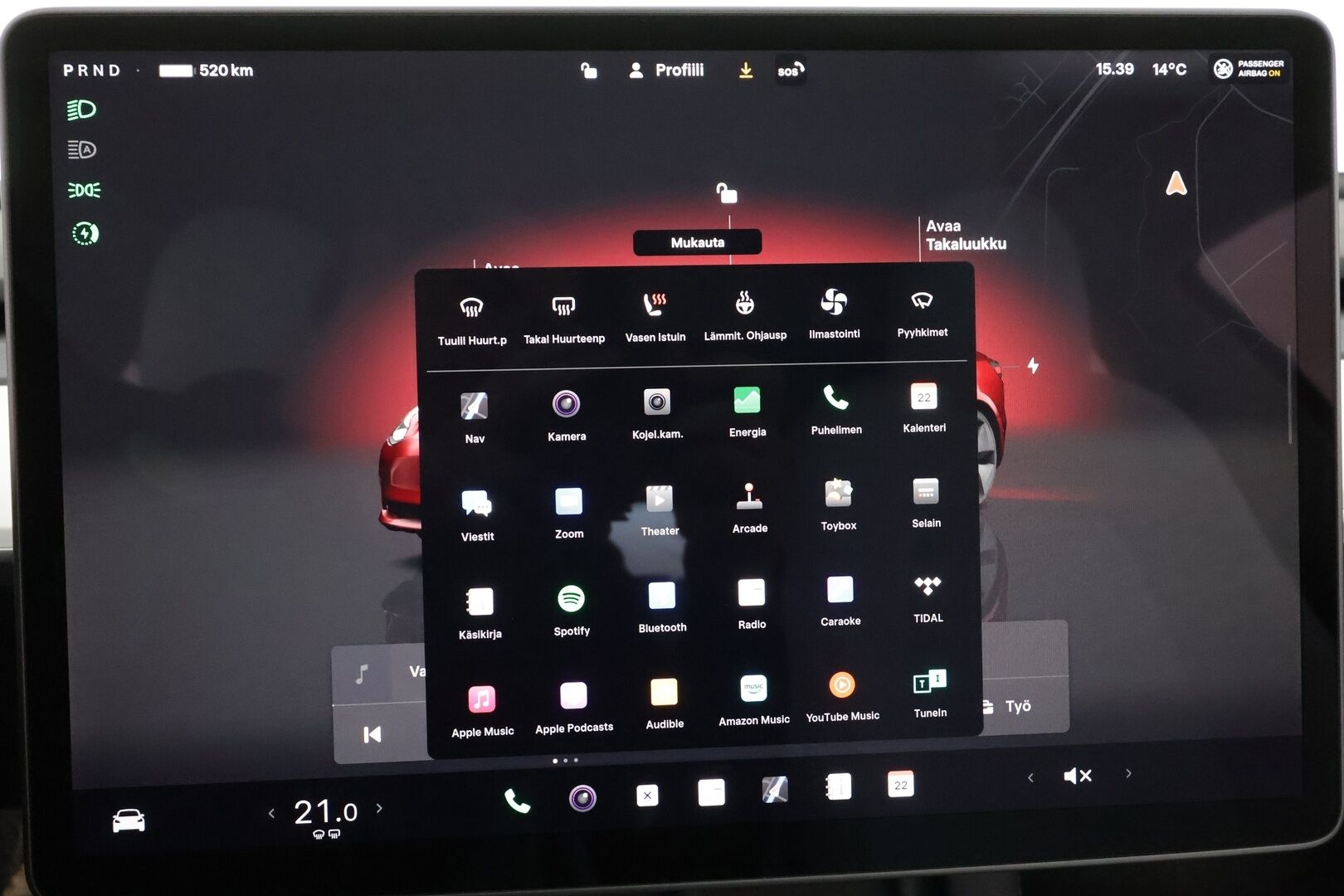 Tesla Model 3 2023 Long Range * ILP / ACC / Lasikatto / Matrix-LED / P.Kamera / Muistipenkki / Premium Audio / Navi / Keyless * - 1-om Suomi-auto / Kahdet renkaat aluvanteilla - HULLUT AVAJAISHULINAT KORKOTARJOUS 3,29 %