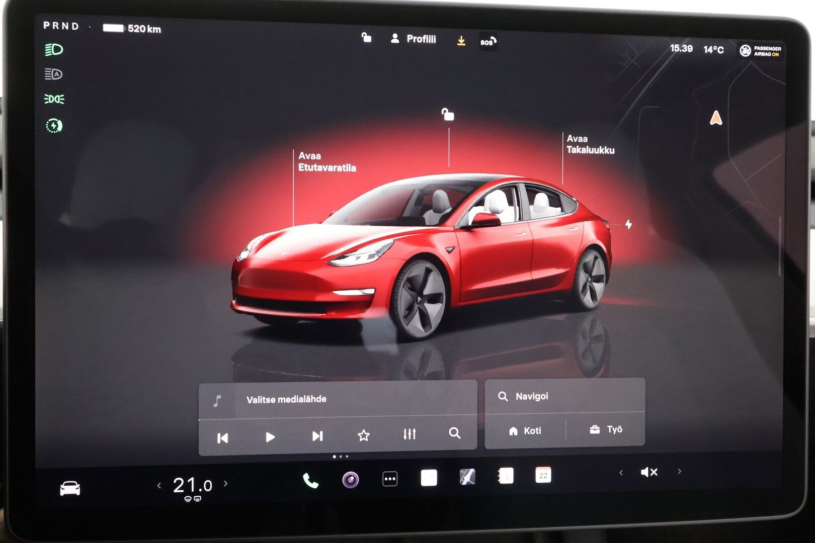 Tesla Model 3 2023 Long Range * ILP / ACC / Lasikatto / Matrix-LED / P.Kamera / Muistipenkki / Premium Audio / Navi / Keyless * - 1-om Suomi-auto / Kahdet renkaat aluvanteilla - HULLUT AVAJAISHULINAT KORKOTARJOUS 3,29 %