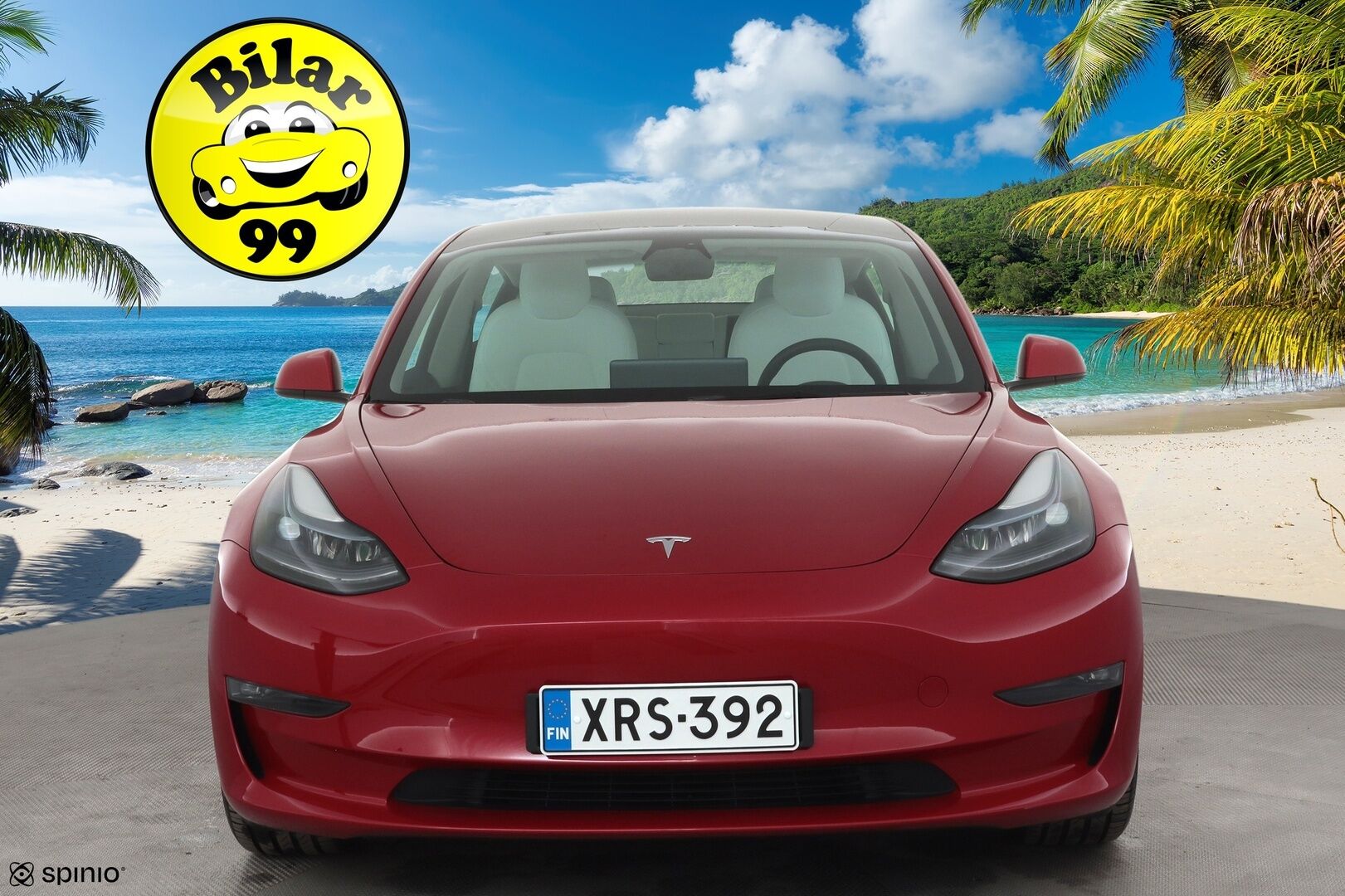 Tesla Model 3 2023 Long Range * ILP / ACC / Lasikatto / Matrix-LED / P.Kamera / Muistipenkki / Premium Audio / Navi / Keyless * - 1-om Suomi-auto / Kahdet renkaat aluvanteilla - HULLUT AVAJAISHULINAT KORKOTARJOUS 3,29 %