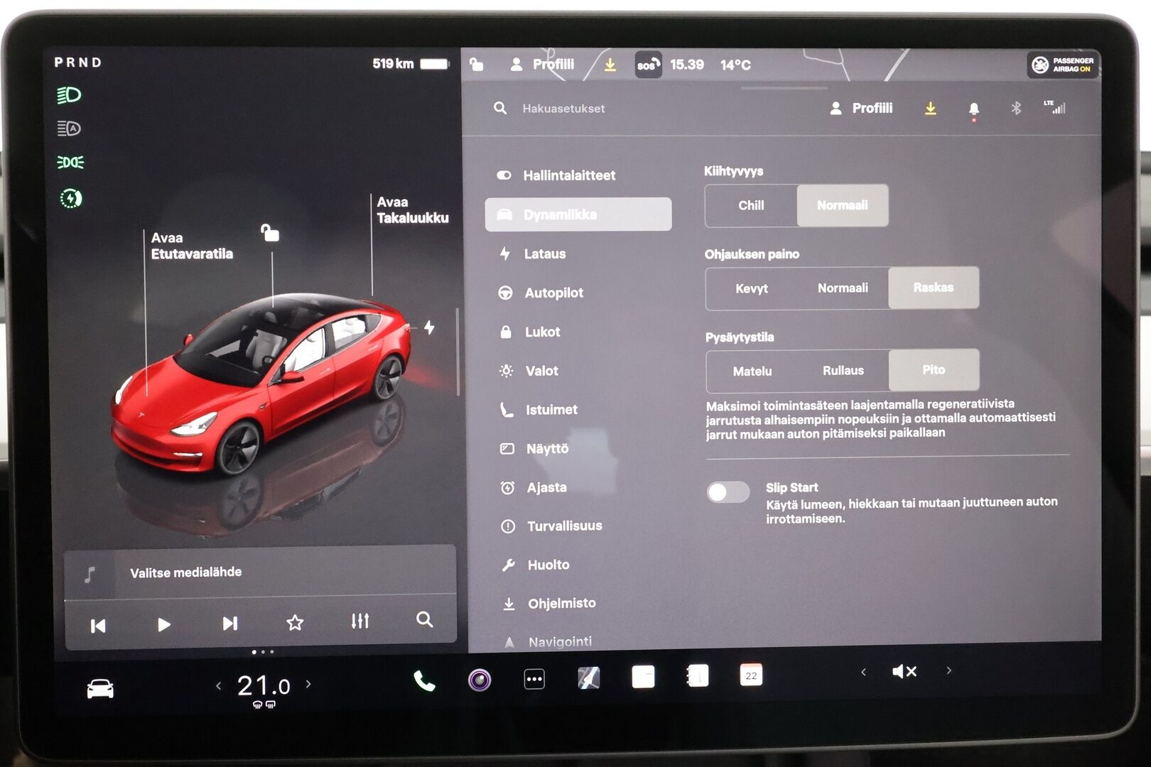 Tesla Model 3 2023 Long Range * ILP / ACC / Lasikatto / Matrix-LED / P.Kamera / Muistipenkki / Premium Audio / Navi / Keyless * - 1-om Suomi-auto / Kahdet renkaat aluvanteilla - HULLUT AVAJAISHULINAT KORKOTARJOUS 3,29 %
