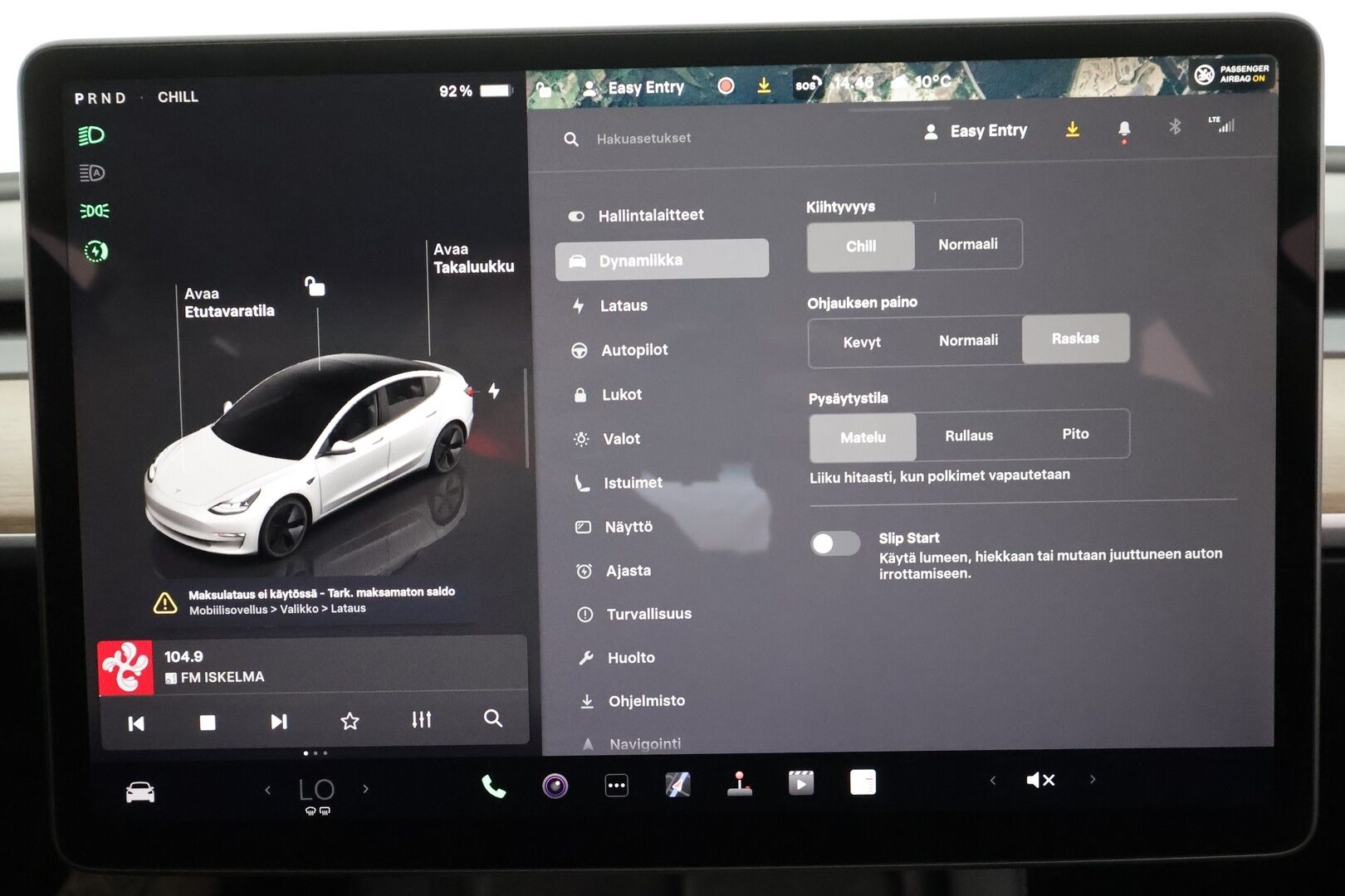 Tesla Model 3 2023 RWD * ILP / ACC / Lasikatto / Premium Speakers / P.Kamera / Matrix-LED / Muistipenkki / Kaistavahti * - Suomi-auto / Akku kuntotarkastettu / 2x Latauskaapelit