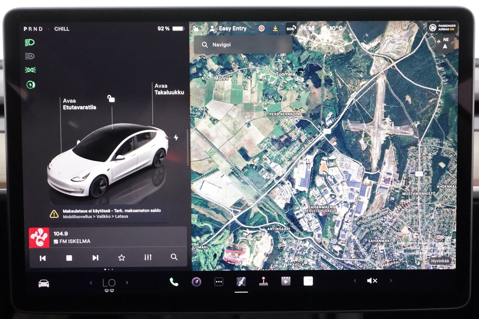 Tesla Model 3 2023 RWD * ILP / ACC / Lasikatto / Premium Speakers / P.Kamera / Matrix-LED / Muistipenkki / Kaistavahti * - Suomi-auto / Akku kuntotarkastettu / 2x Latauskaapelit