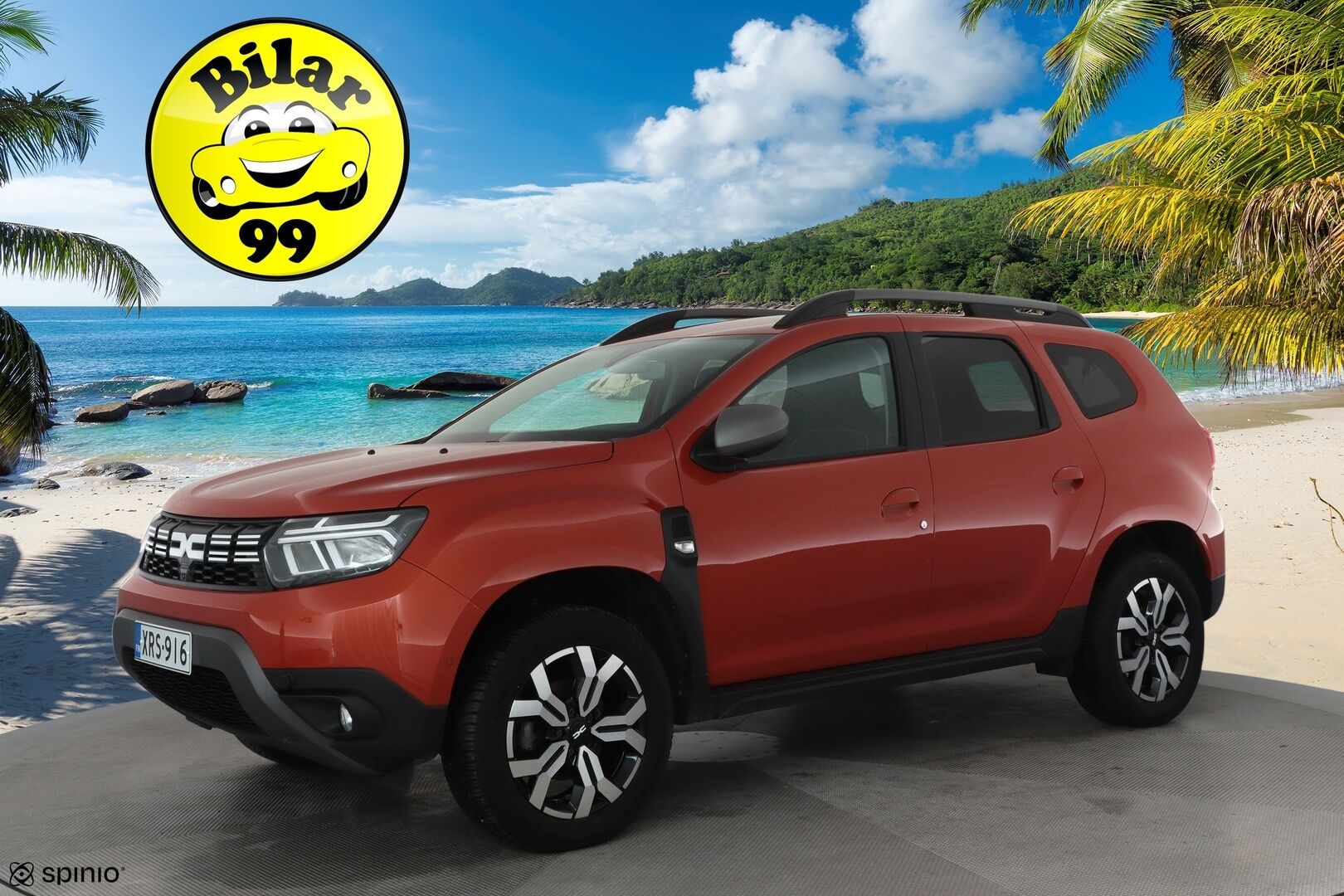 Dacia Duster 2023 Blue dCi 115 4x4 Journey **Vakkari / P.kamera / Koukku / Navi / Apple&Android / Lohkolämmitin** - 1.Om Suomi-auto / Merkkihuollettu / Kahdet renkaat aluvanteilla / 180.kamera