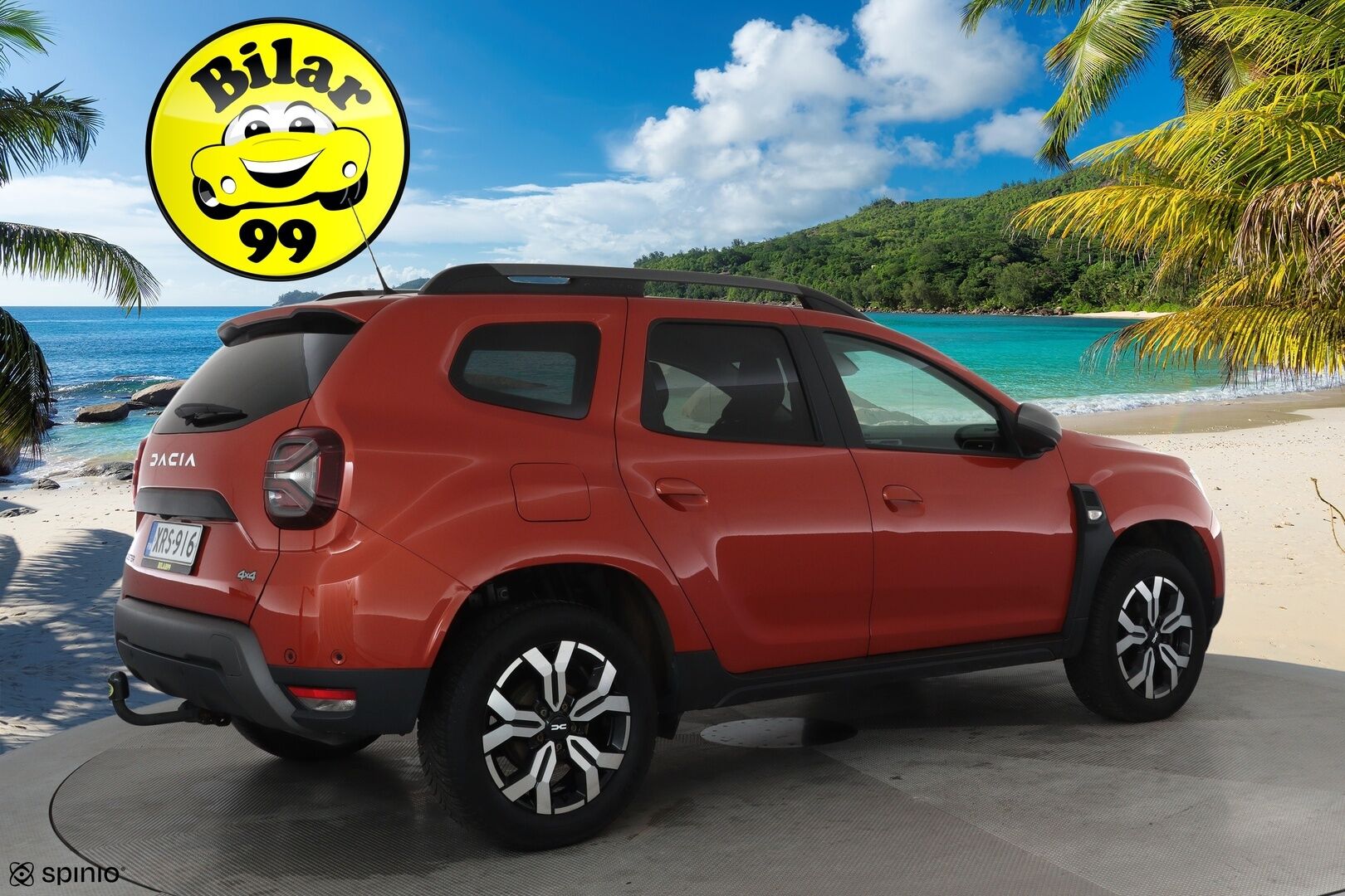 Dacia Duster 2023 Blue dCi 115 4x4 Journey **Vakkari / P.kamera / Koukku / Navi / Apple&Android / Lohkolämmitin** - 1.Om Suomi-auto / Merkkihuollettu / Kahdet renkaat aluvanteilla / 180.kamera