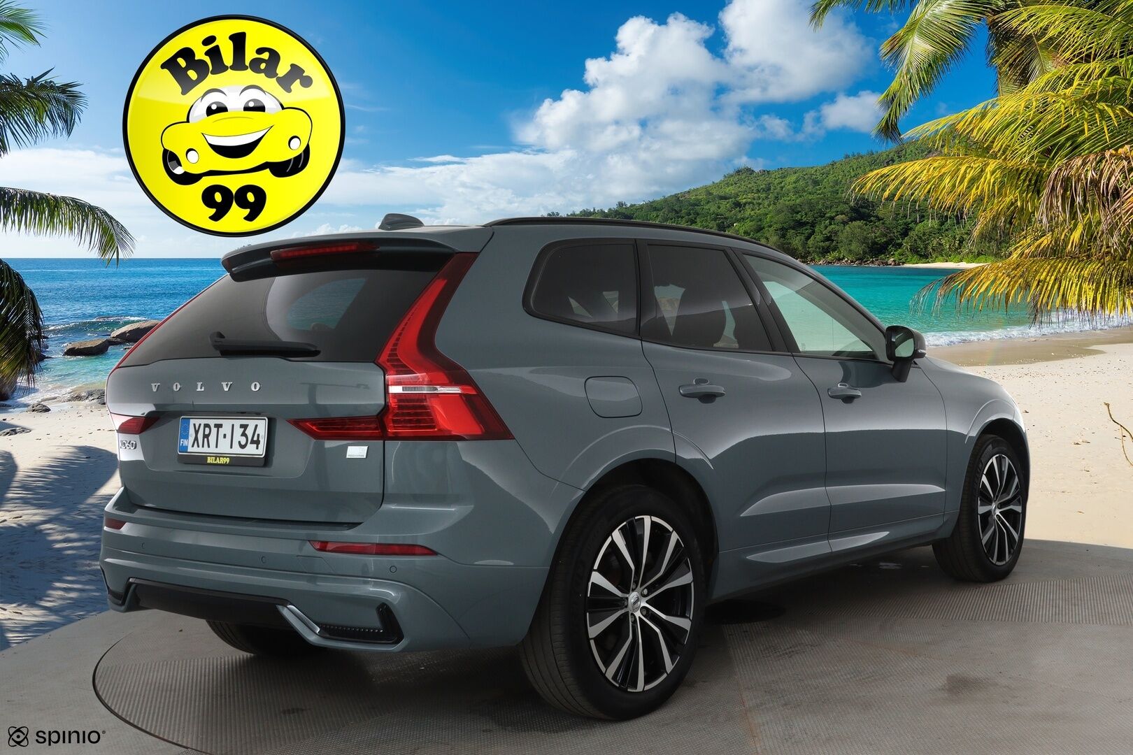Volvo XC60 2023 T6 AWD Long Range Plus Dark aut **H&K / Panorama / Muistipenkit / Koukku / Adapt.vakkari / Full LED / Webasto** - 3,99 % KORKOTARJOUS TÄHÄN AUTOON - Suomi-auto / Merkkihuollettu / Musta nahkasisusta / KeylessGo / Navi / Facelift