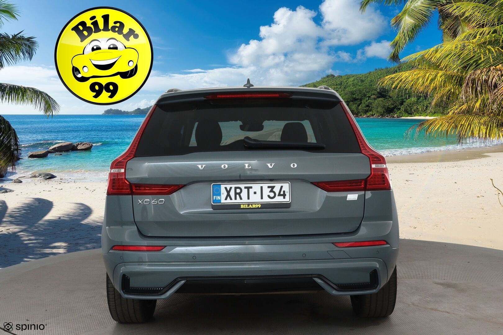 Volvo XC60 2023 T6 AWD Long Range Plus Dark aut **H&K / Panorama / Muistipenkit / Koukku / Adapt.vakkari / Full LED / Webasto** - 3,99 % KORKOTARJOUS TÄHÄN AUTOON - Suomi-auto / Merkkihuollettu / Musta nahkasisusta / KeylessGo / Navi / Facelift