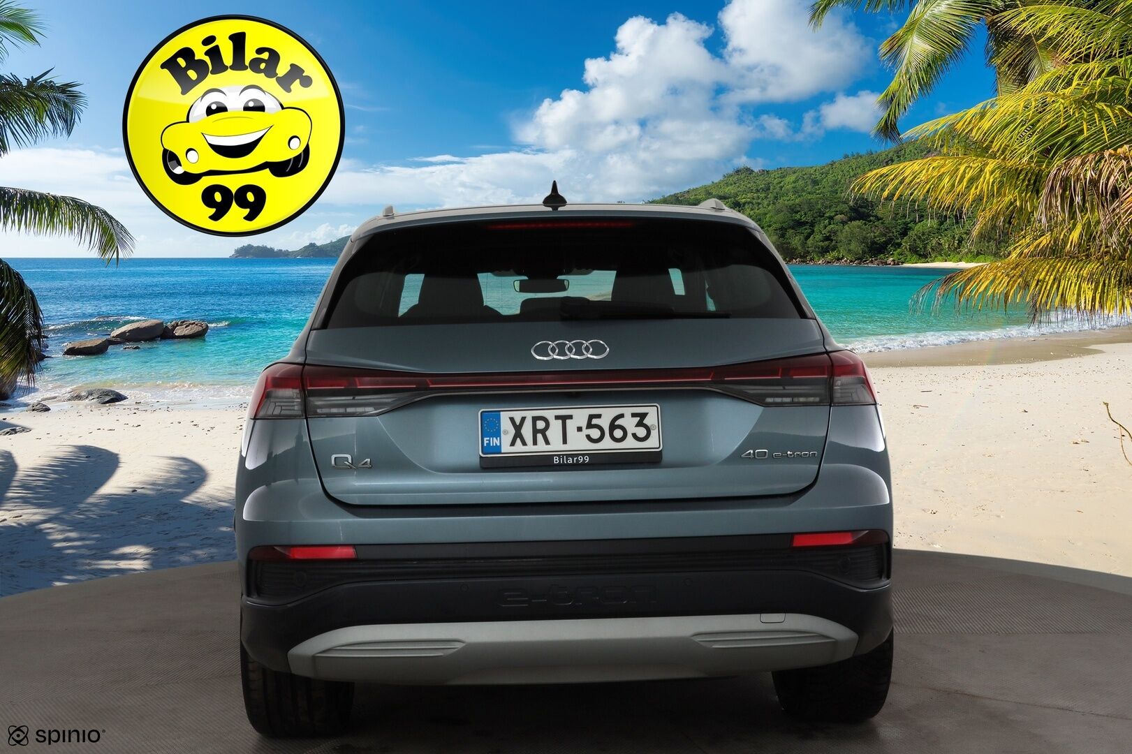 Audi Q4 e-tron 2023 40 e-tron Advanced * ACC / P.kamera / ILP / Sporttipenkit / Navi / LED / Sähköluukku / KeylessGo * - 1.Om Suomi-auto / Akku kuntotarkastettu / Kahdet renkaat aluvanteilla / Merkkihuollettu