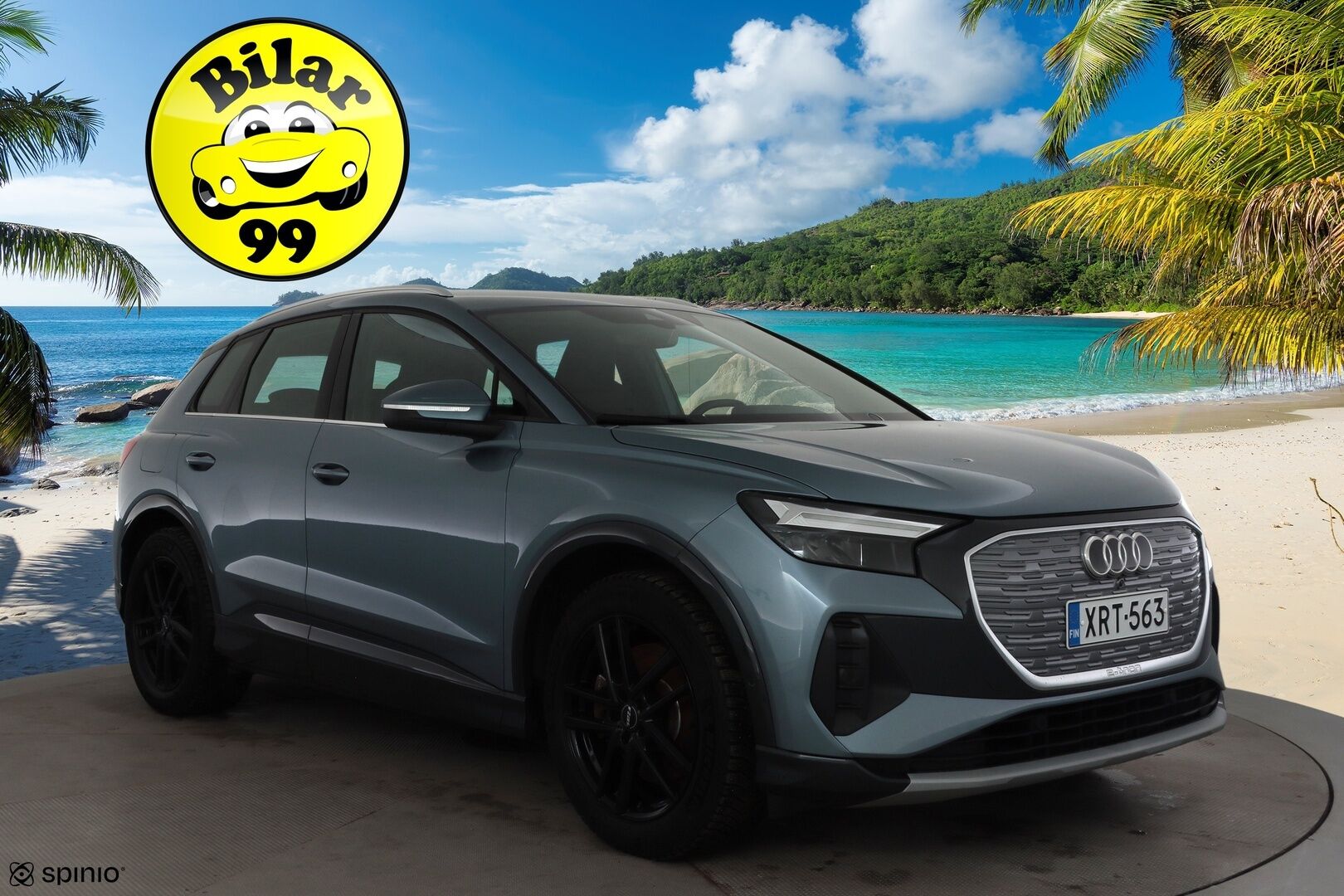 Audi Q4 e-tron 2023 40 e-tron Advanced * ACC / P.kamera / ILP / Sporttipenkit / Navi / LED / Sähköluukku / KeylessGo * - 1.Om Suomi-auto / Akku kuntotarkastettu / Kahdet renkaat aluvanteilla / Merkkihuollettu