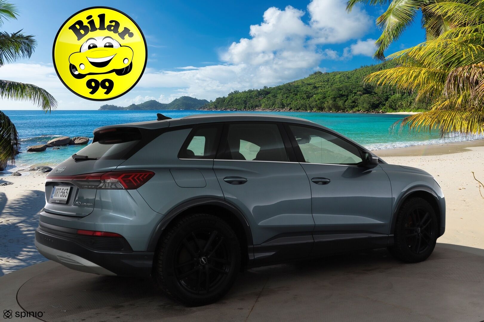 Audi Q4 e-tron 2023 40 e-tron Advanced * ACC / P.kamera / ILP / Sporttipenkit / Navi / LED / Sähköluukku / KeylessGo * - 1.Om Suomi-auto / Akku kuntotarkastettu / Kahdet renkaat aluvanteilla / Merkkihuollettu