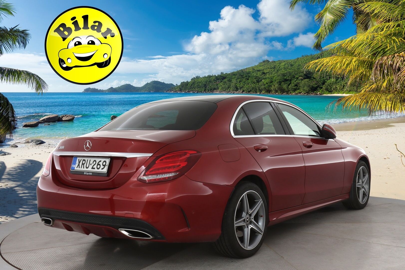 Mercedes-Benz C 2017 300 A AMG - | Huippu Varusteet | Burmester | Adapt. Vakkari | AIRMATIC | 360°-Kamera | BLIS | Muistipenkit sähköllä | Kaista-avustin  | 2x Renkaat& Vanteet |  
