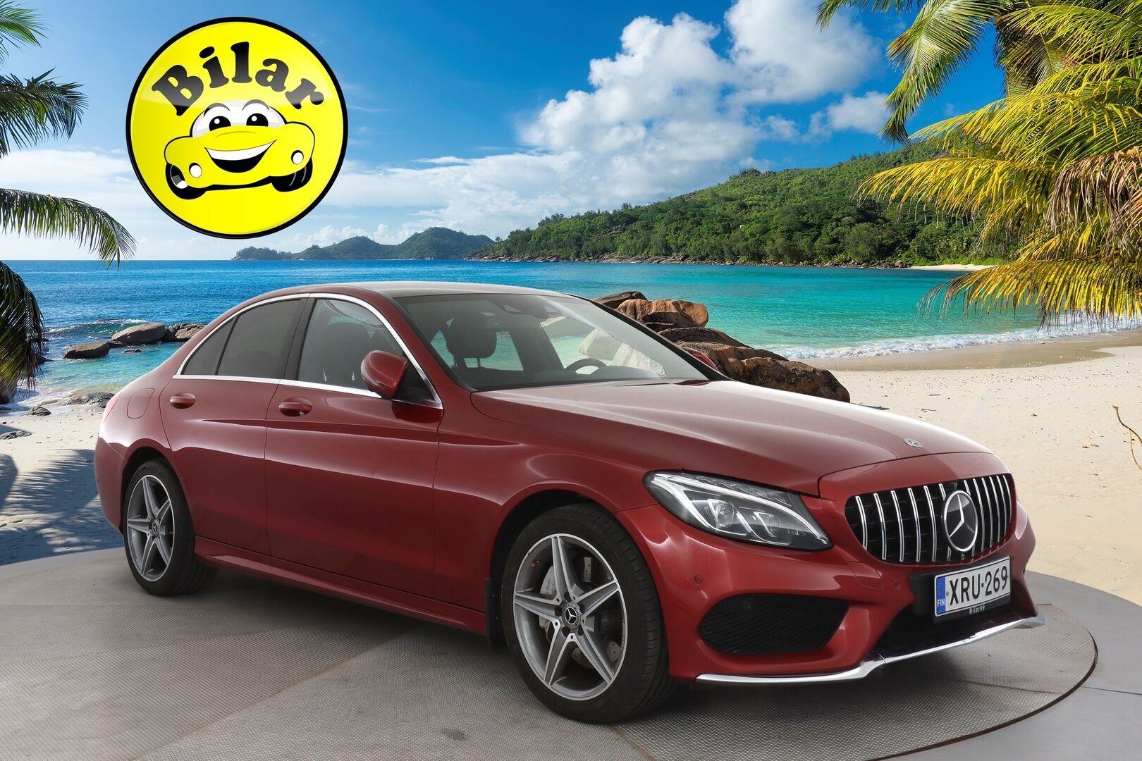 Mercedes-Benz C 2017 300 A AMG - | Huippu Varusteet | Burmester | Adapt. Vakkari | AIRMATIC | 360°-Kamera | BLIS | Muistipenkit sähköllä | Kaista-avustin  | 2x Renkaat& Vanteet |  