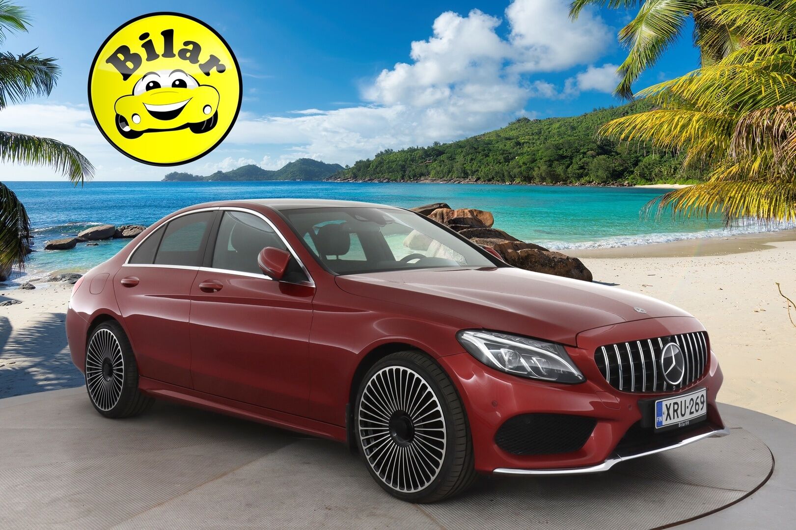 Mercedes-Benz C 2017 300 A AMG - | Kovat Varusteet! | Burmester | Distronic+ | 360-Kamera | Kaistavahti | Navi | BLIS | ACC |