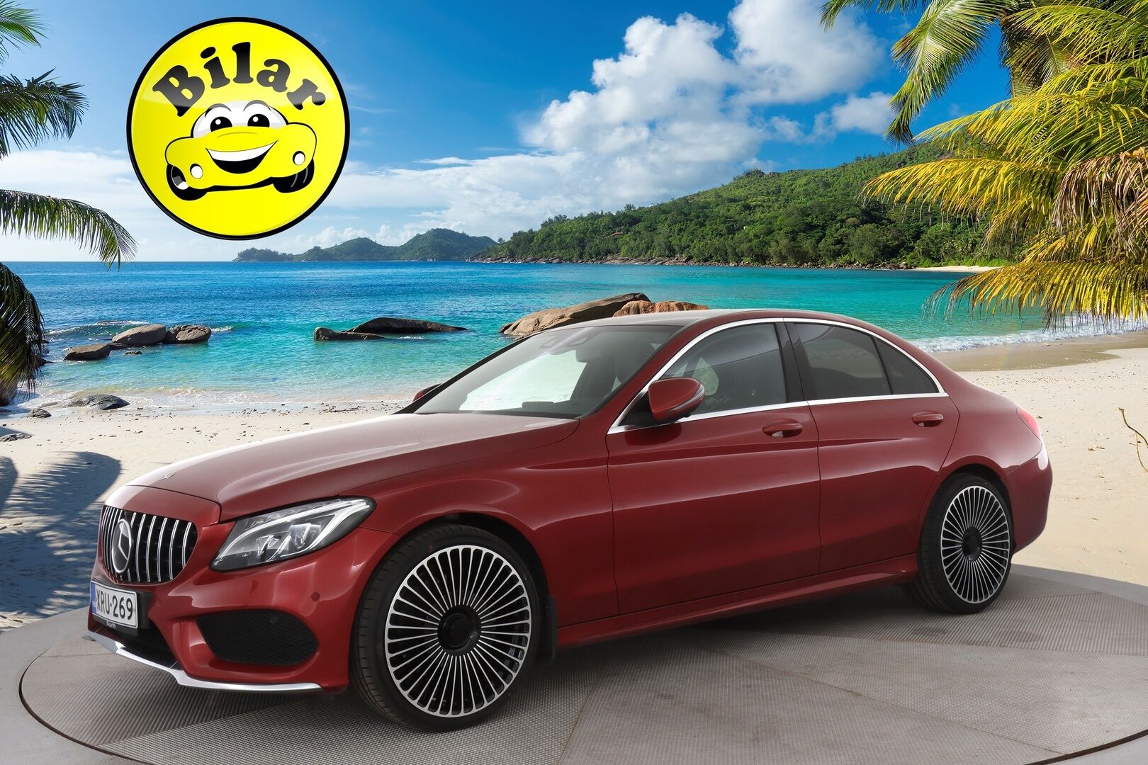 Mercedes-Benz C 2017 300 A AMG - | Kovat Varusteet! | Burmester | Distronic+ | 360-Kamera | Kaistavahti | Navi | BLIS | ACC |